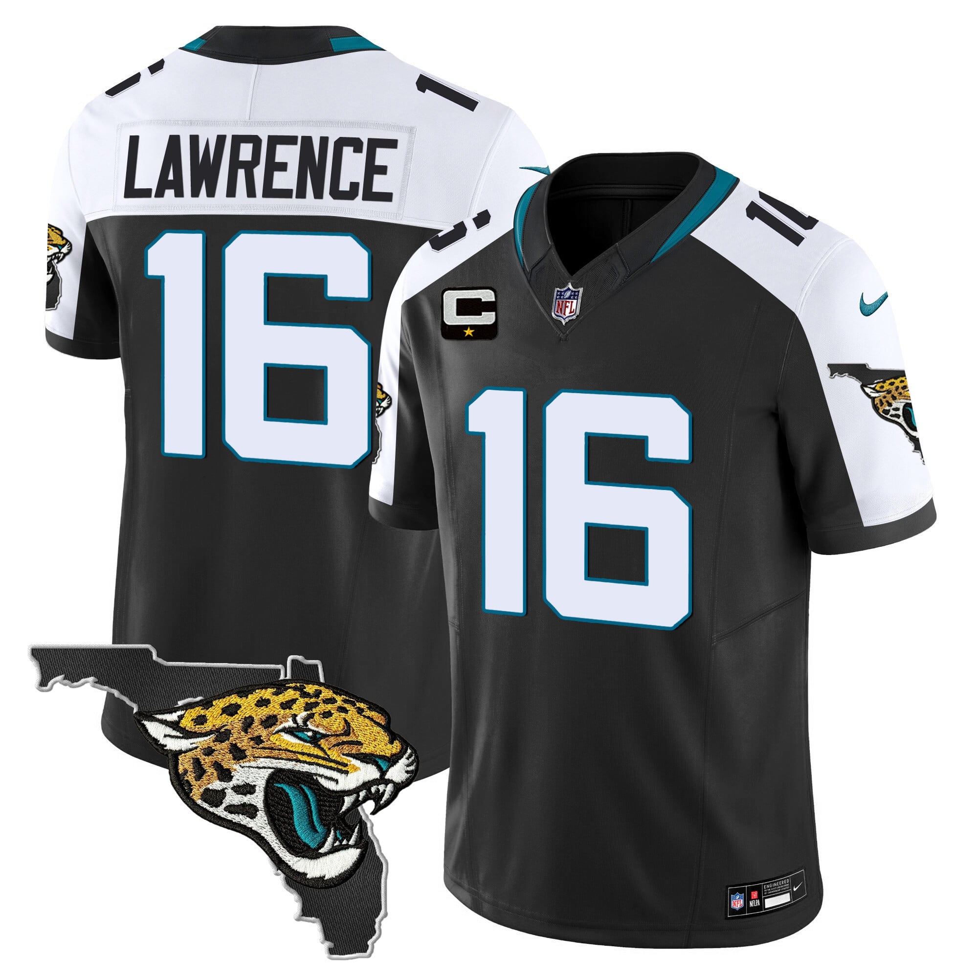 Alternative view of Jaguars Hunter Black Jersey - Nike Jaguars Hunter #12 Black Alternate