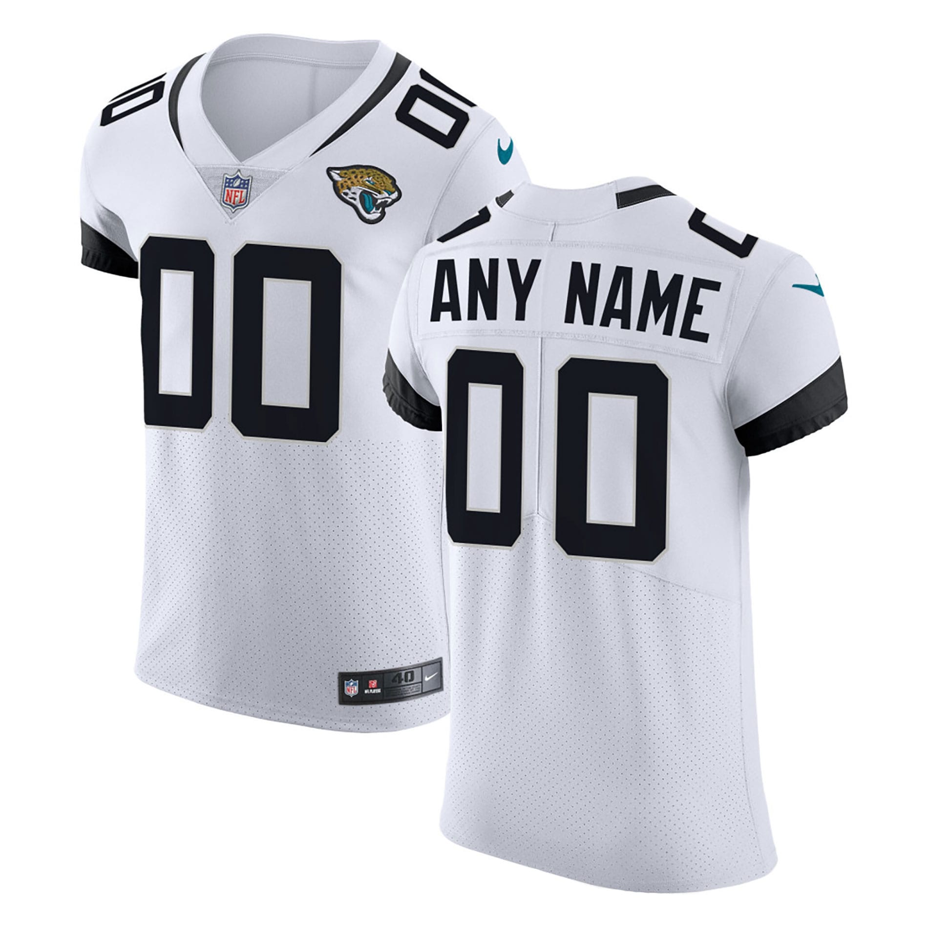 Jaguars White Game Jersey - Nike - Customizable NFL Style