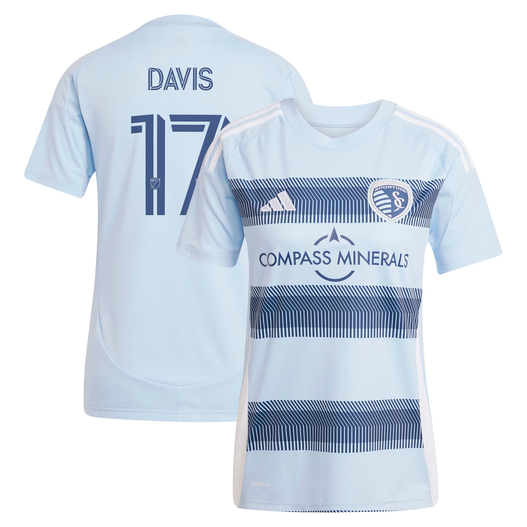 Jake Davis Sporting Kansas City Women's 2025 One KC Player Jersey - Light Blue
