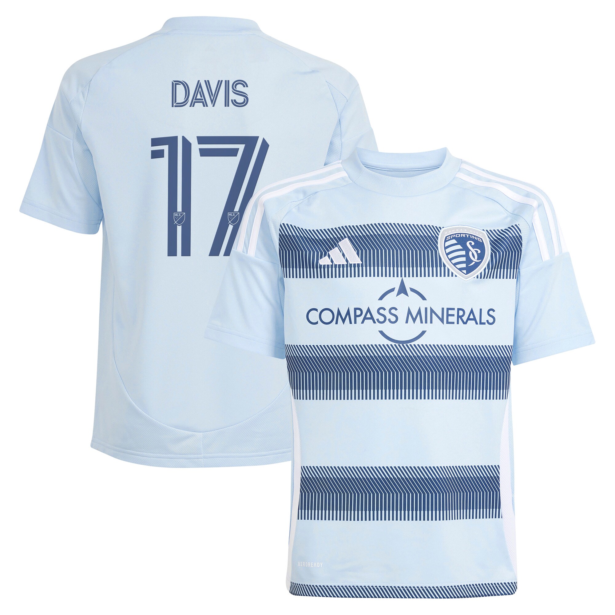 Jake Davis Sporting Kansas City Youth 2025 One KC Player Jersey - Light Blue