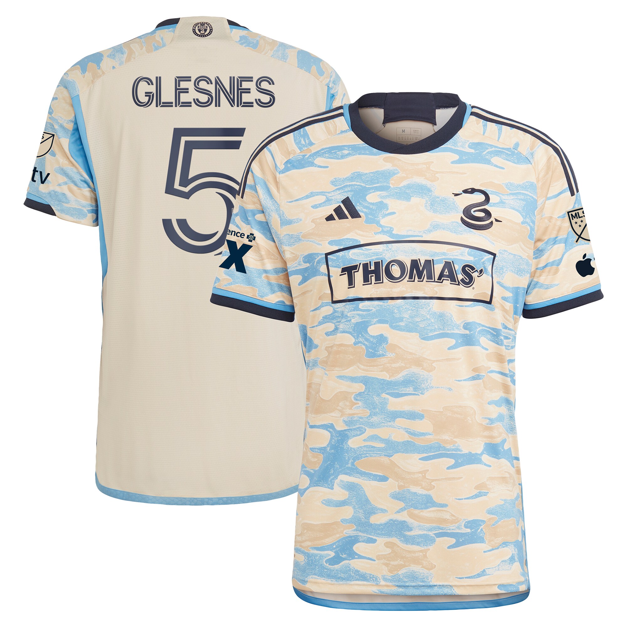 Jakob Glesnes Philadelphia Union 2024 Secondary Player Jersey - Tan