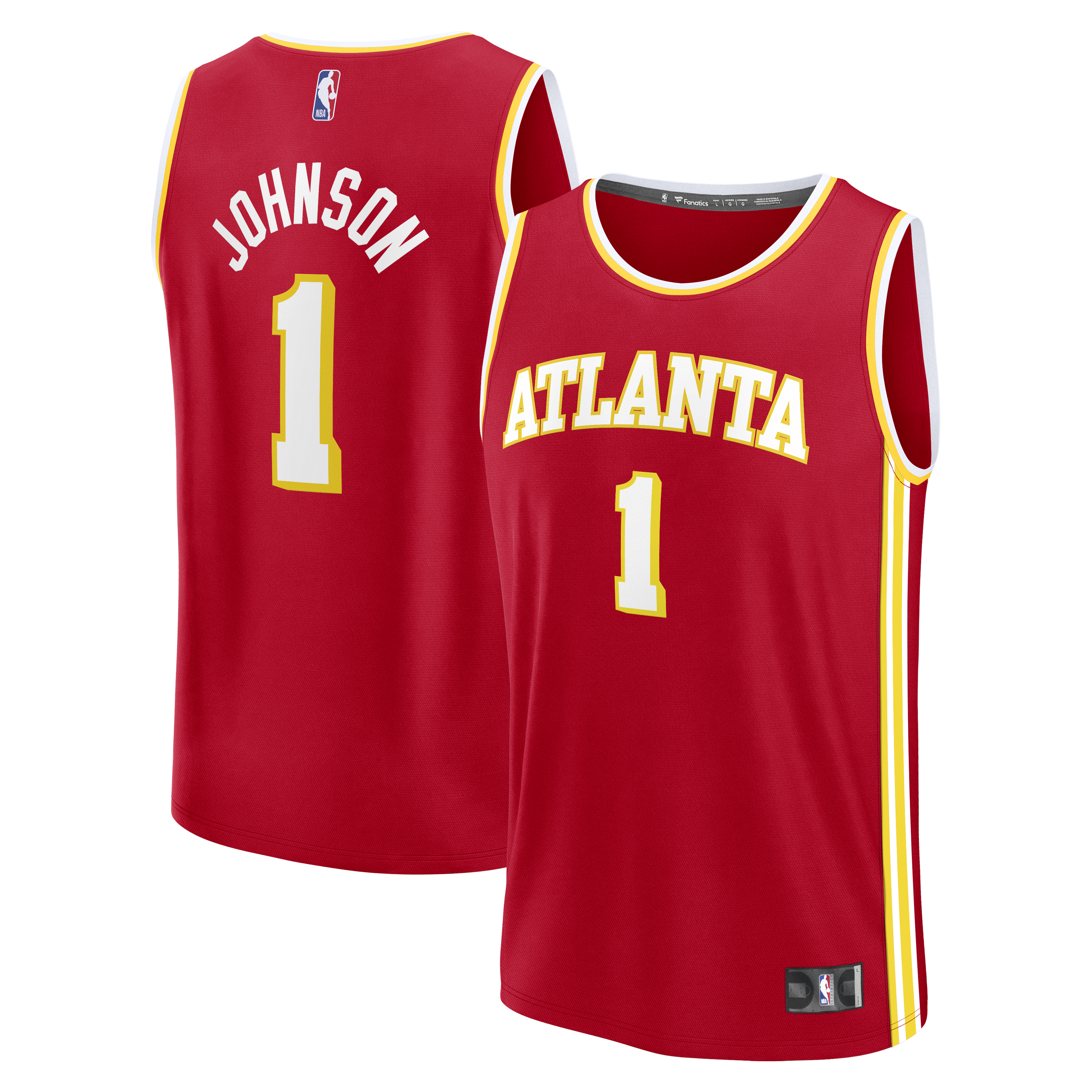 Jalen Johnson Atlanta Hawks Fanatics Youth Fast Break Jersey - Icon Edition - Red
