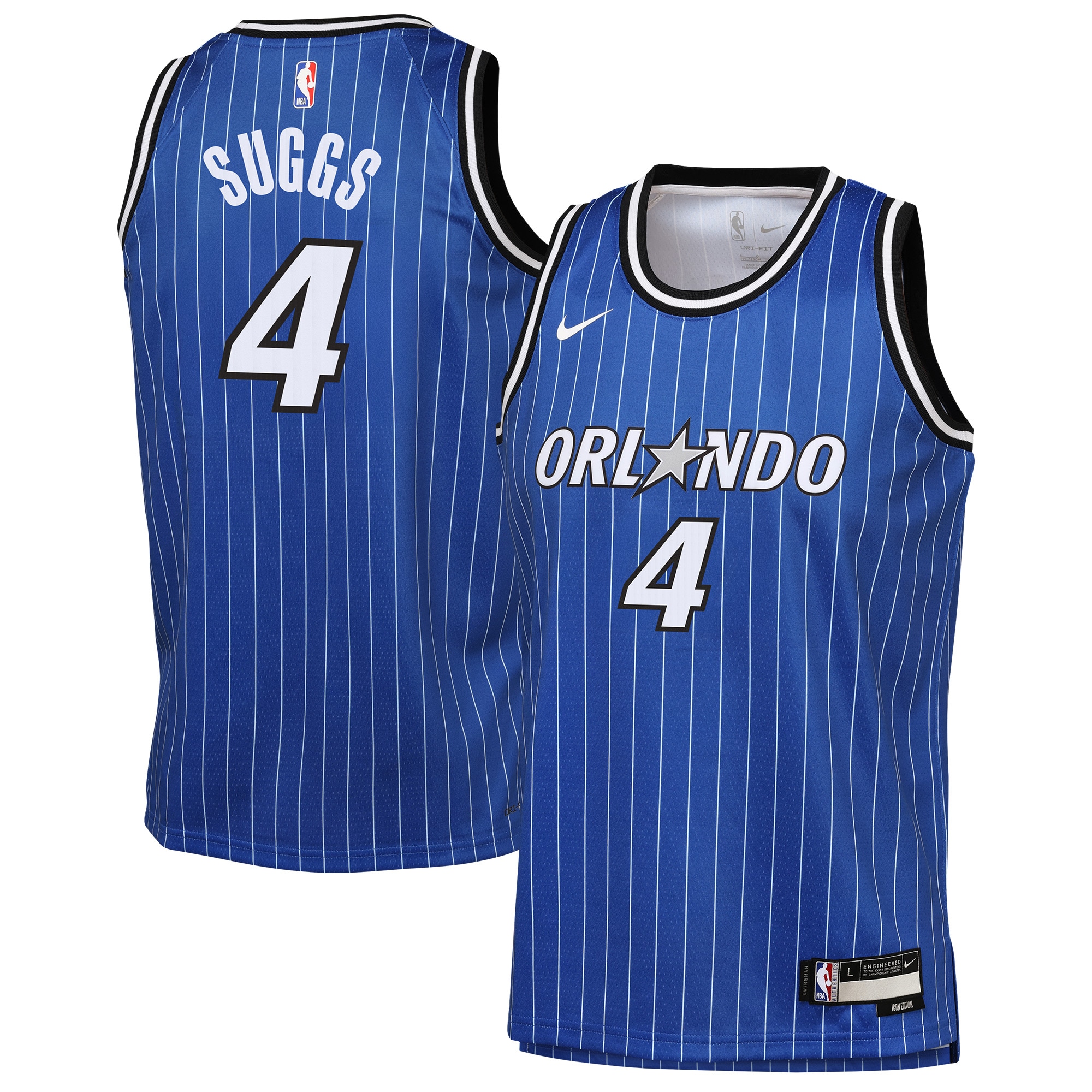 Jalen Suggs Orlando Magic Youth Swingman Jersey - Icon Edition - Blue
