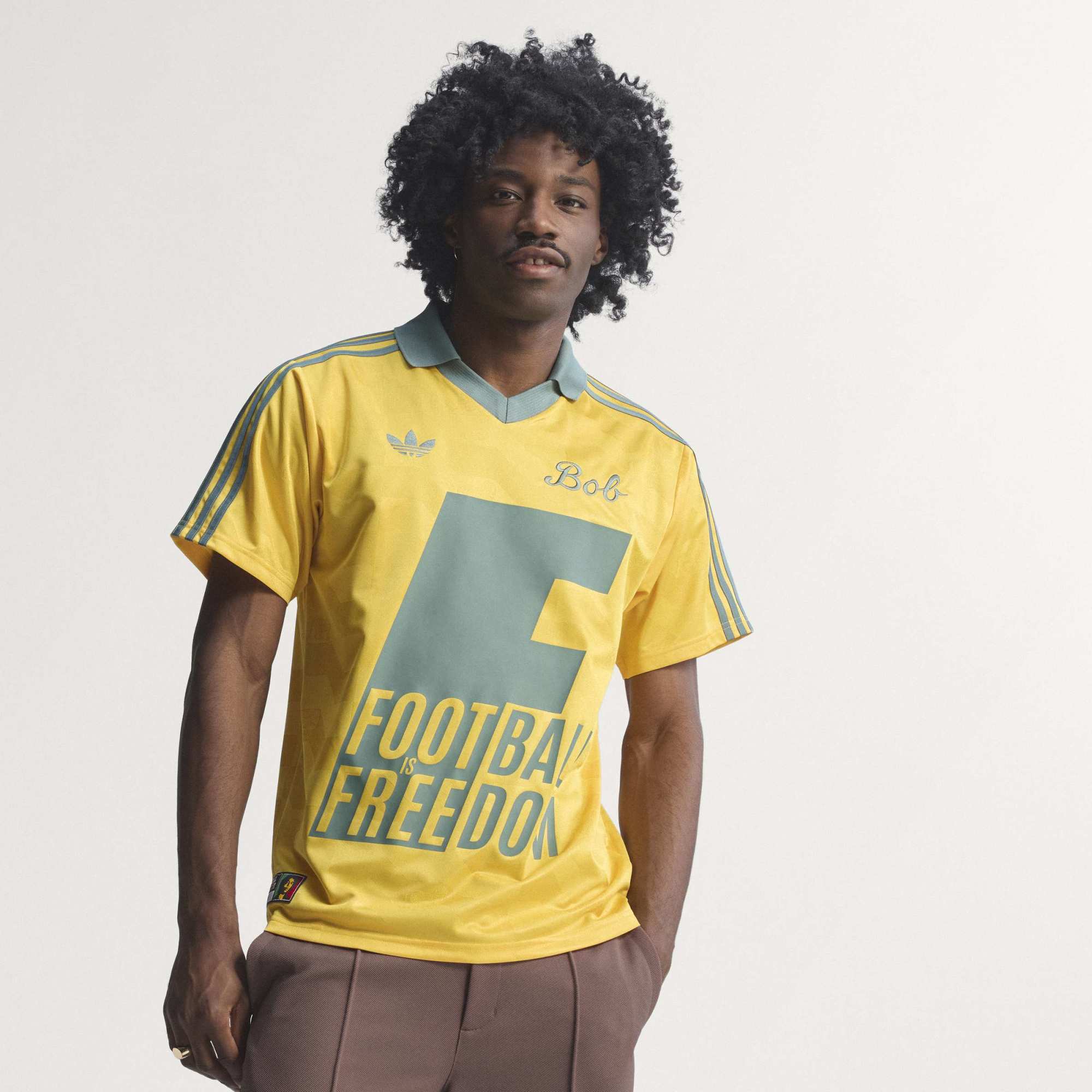 Jamaica National Team x Bob Marley Originals Fashion Jersey - Yellow