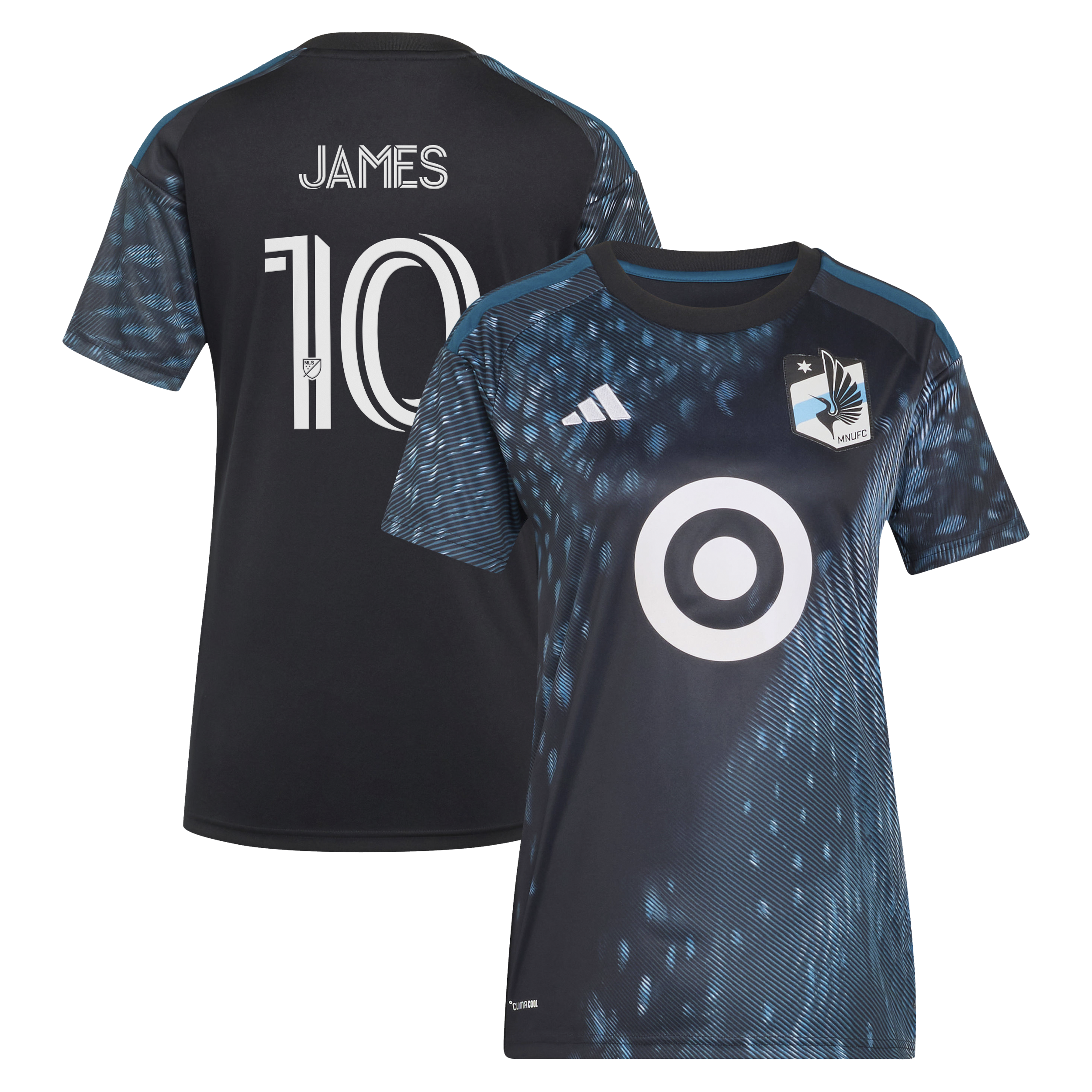 James Rodriguez Minnesota United FC Women's 2026 The Decade Kit Jersey - Black