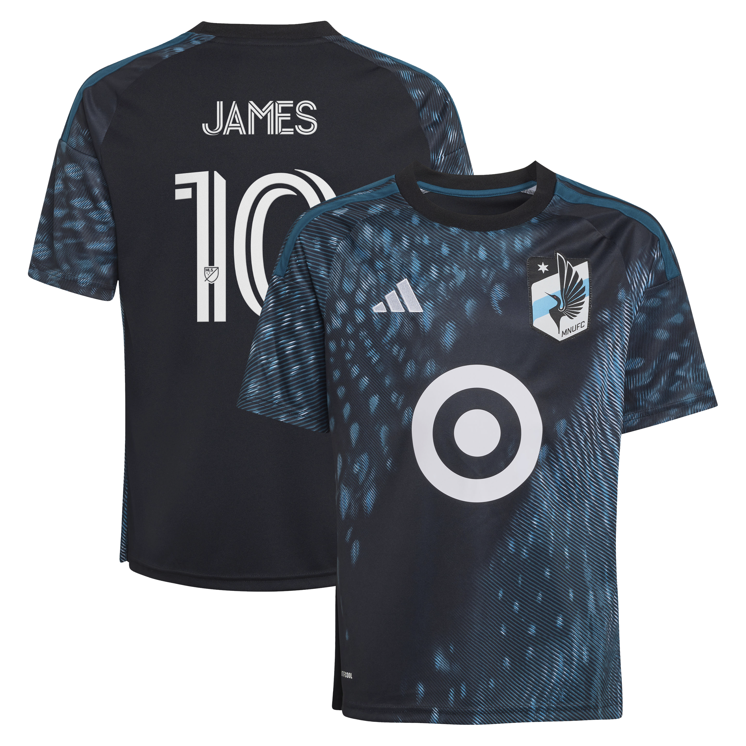 James Rodriguez Minnesota United FC Youth 2026 The Decade Kit Jersey - Black