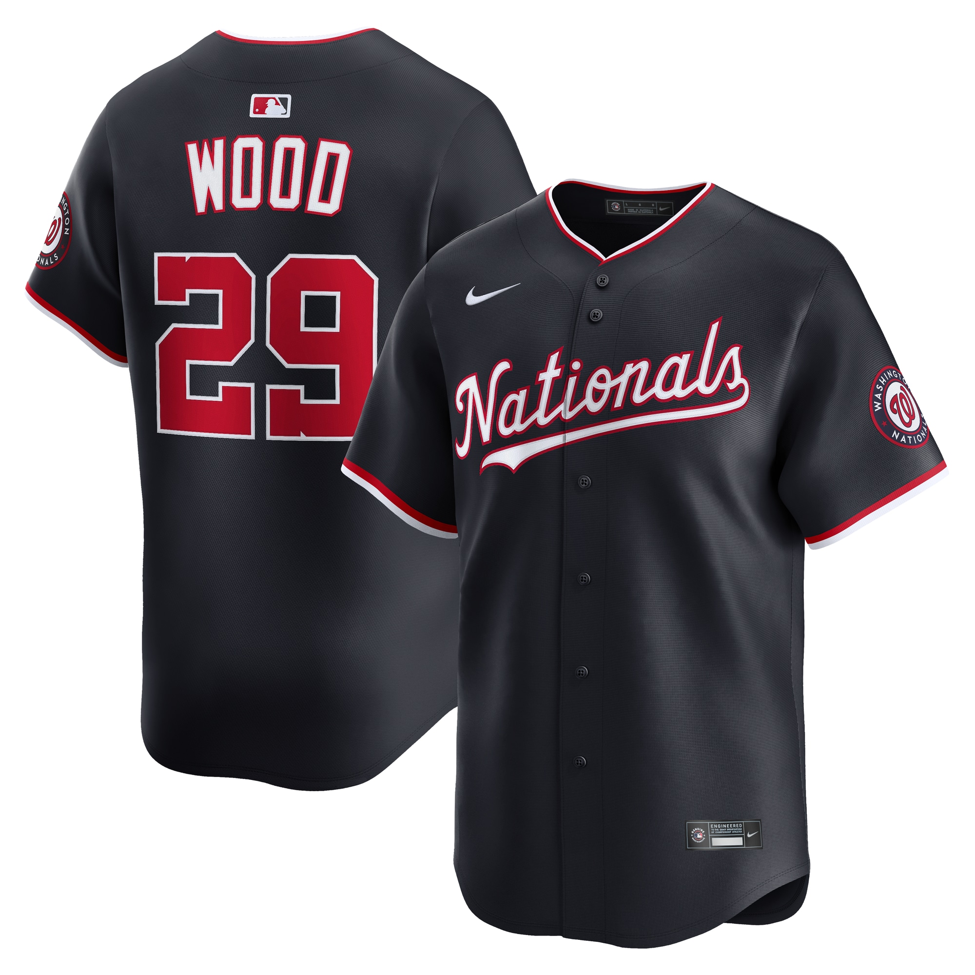 James Wood Washington Nationals Alternate Limited Player Jersey - Navy