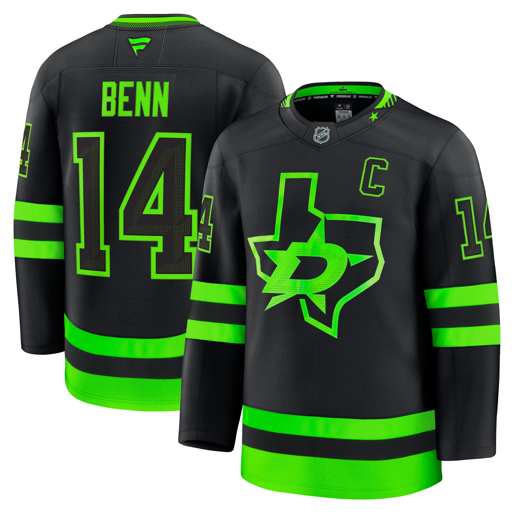 Jamie Benn Dallas Stars Fanatics Alternate Premium Jersey