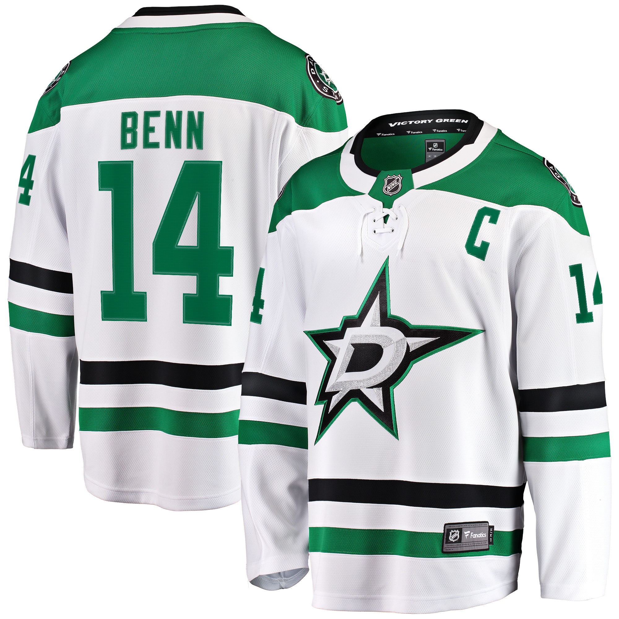 Jamie Benn Dallas Stars Fanatics Breakaway Jersey - White