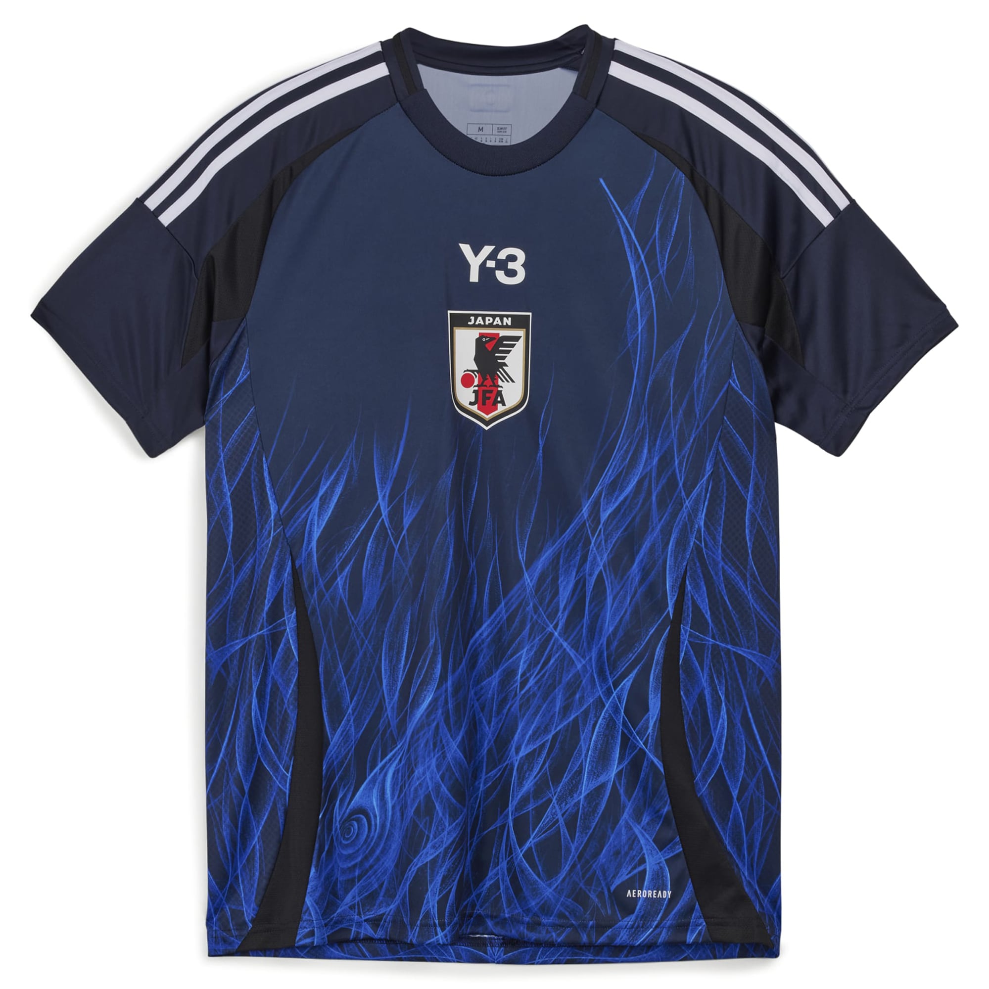 Alternative view of Japan Y-3 adidas Navy Jersey | Premium 2024 Fan Edition