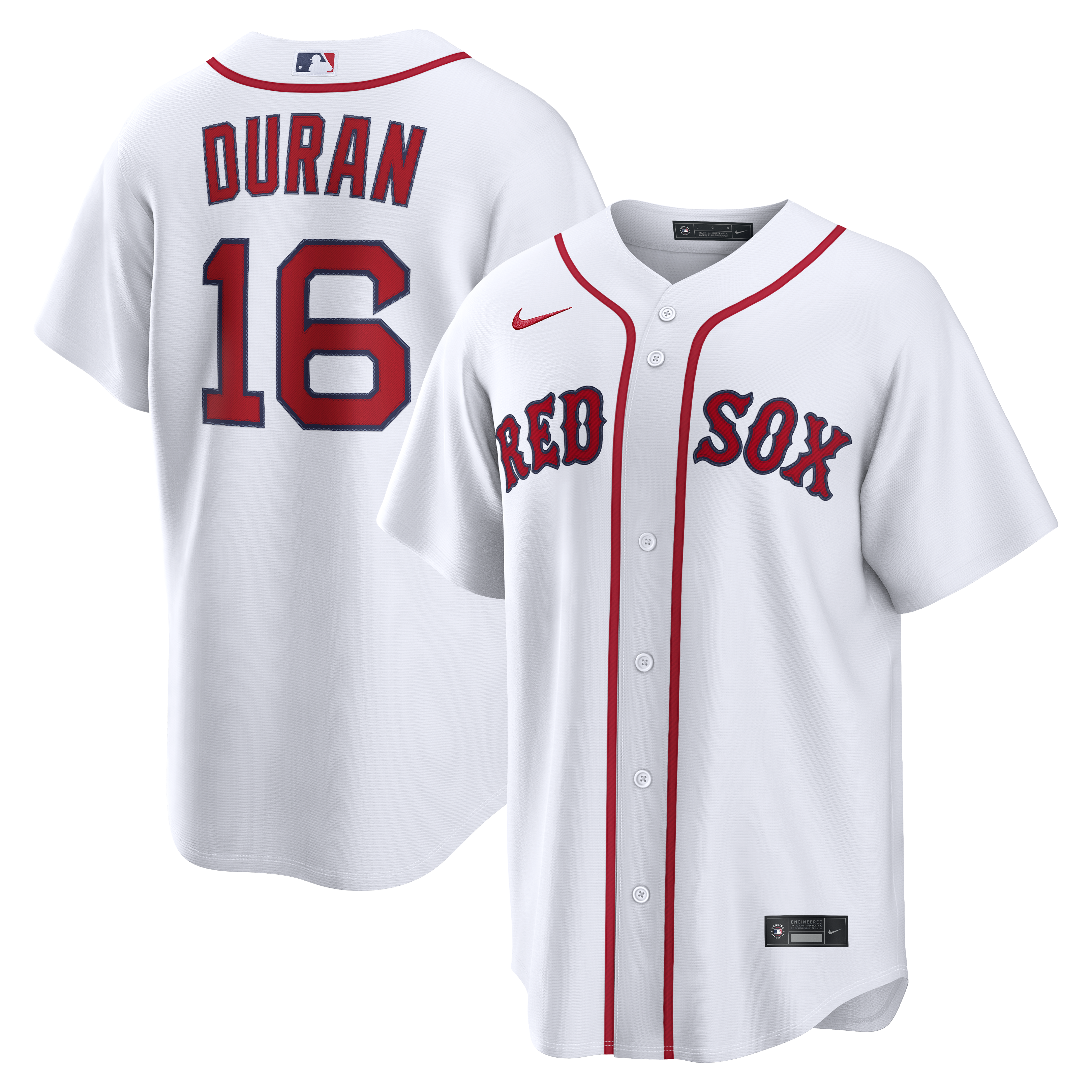 Jarren Duran Boston Red Sox Home Jersey - White