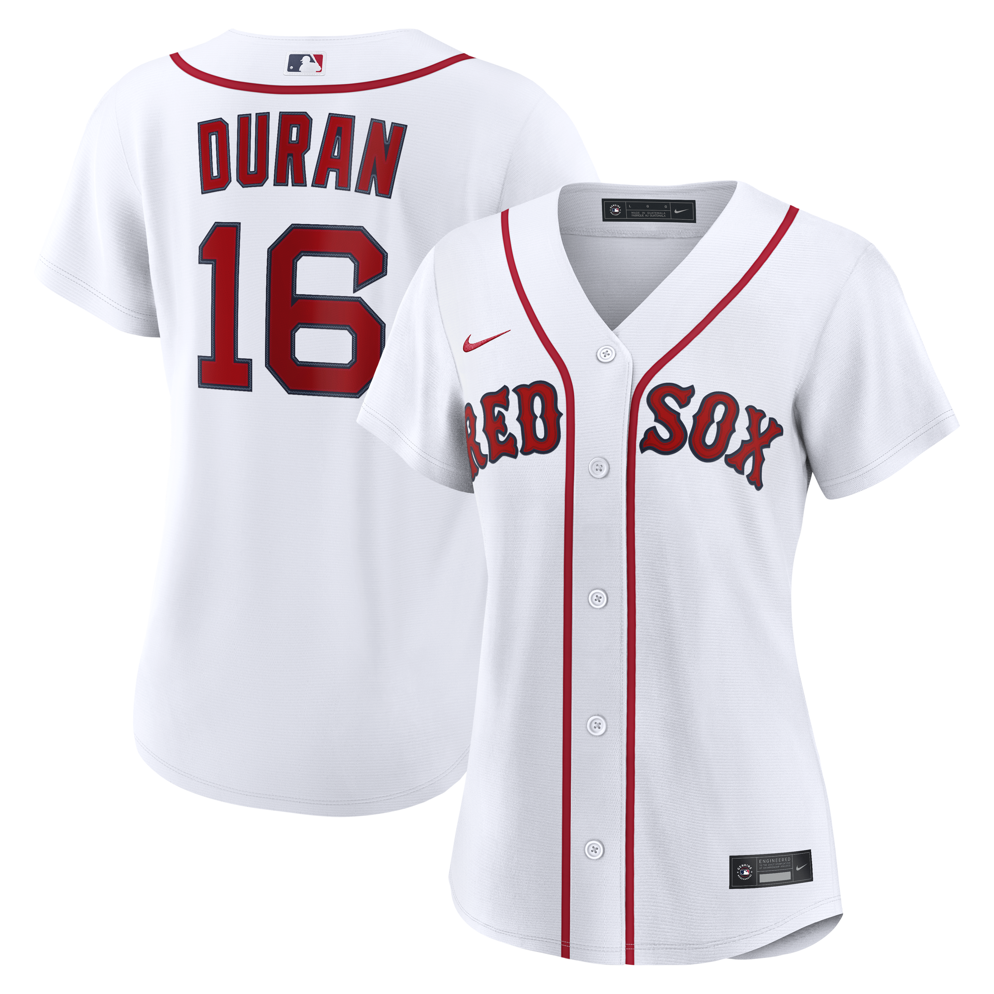 Jarren Duran Boston Red Sox Women's Home Player Jersey - White