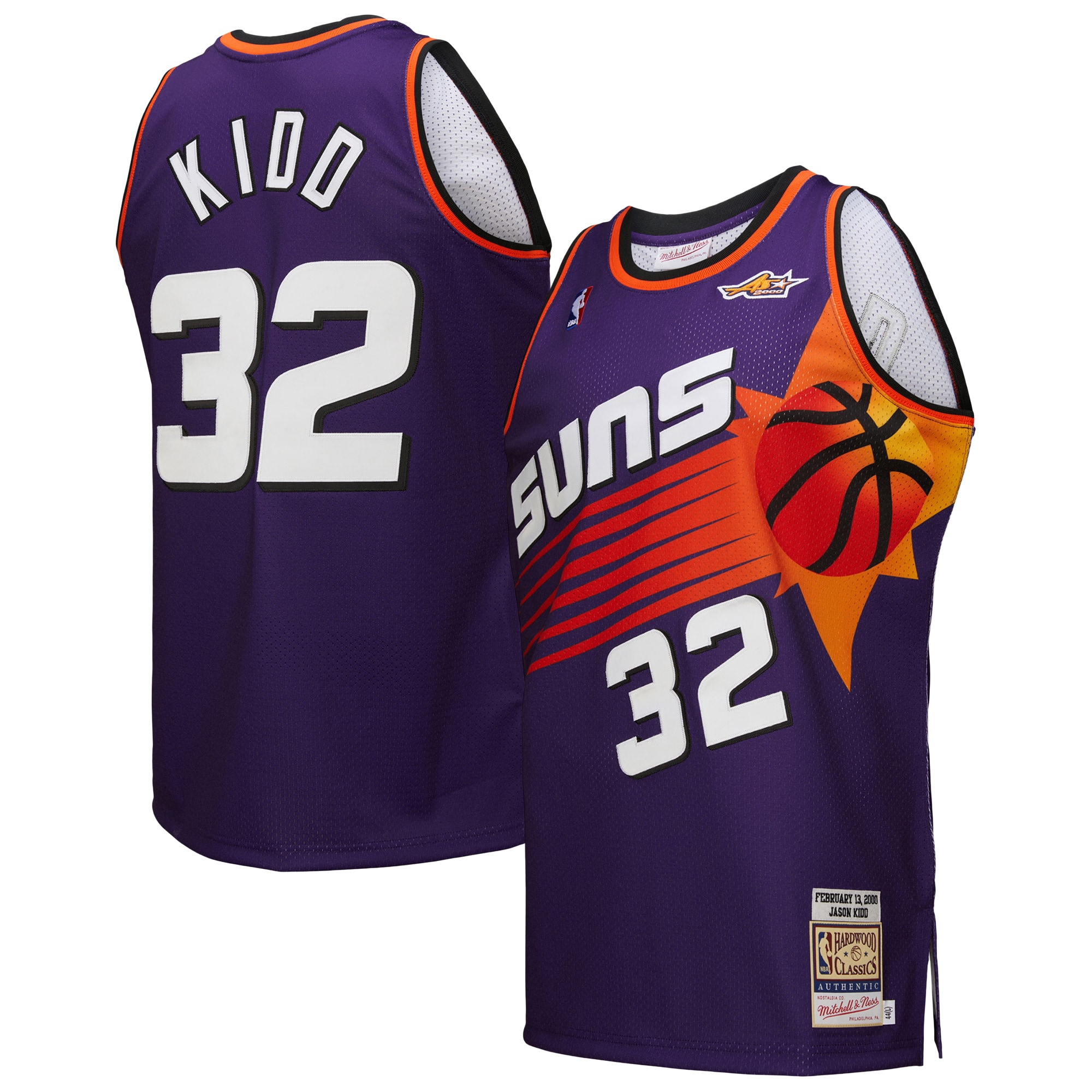 Jason Kidd Phoenix Suns 2000 All-Star Game Jersey - Purple