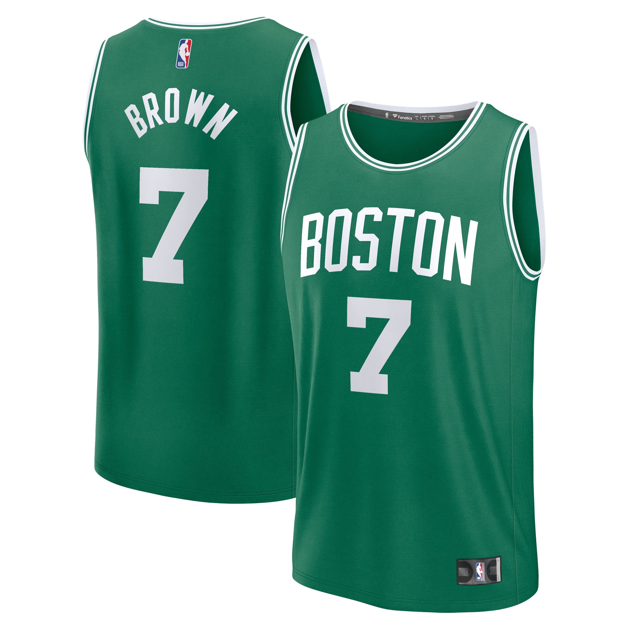 Jaylen Brown Boston Celtics Fanatics Youth Fast Break Player Jersey - Icon Edition - Kelly Green