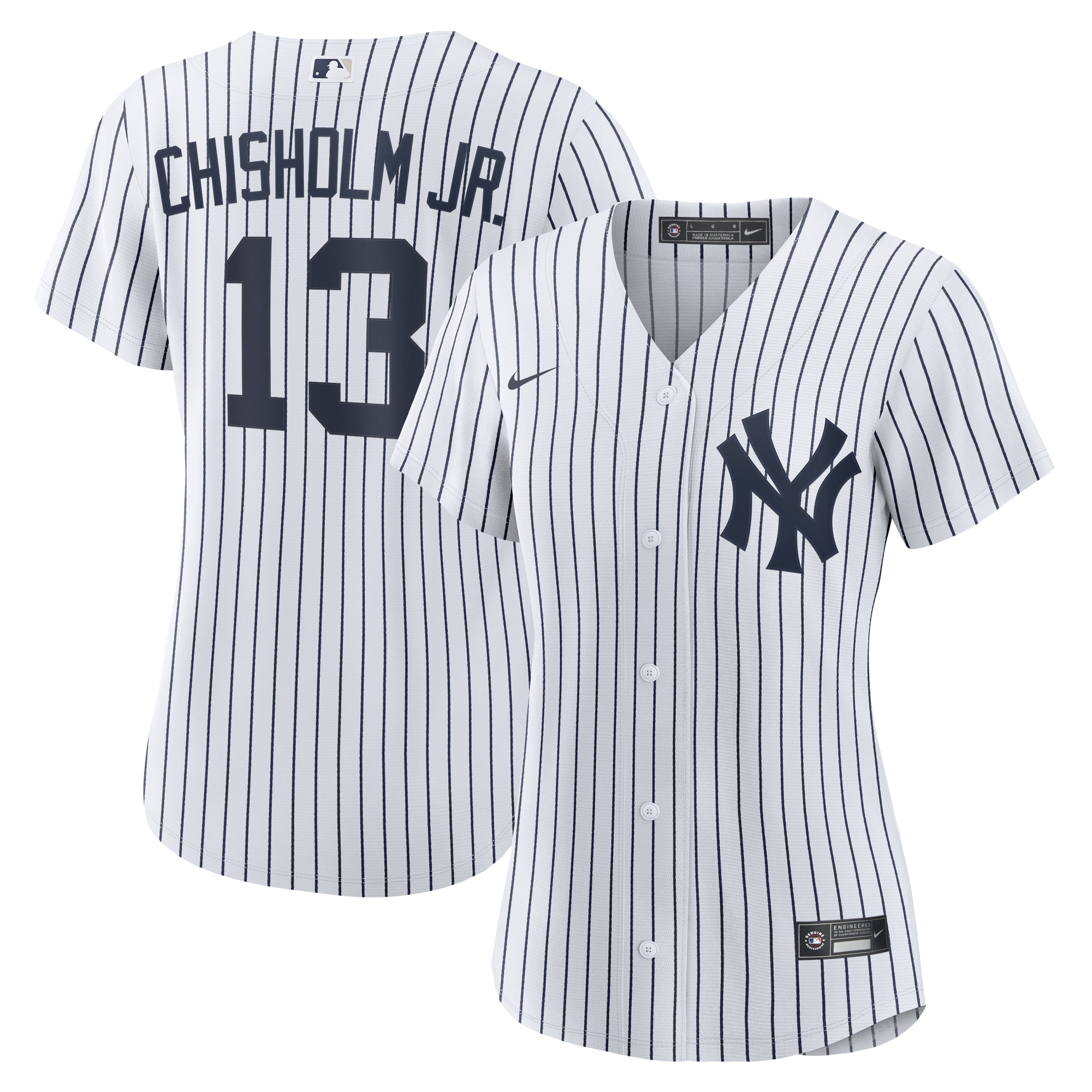 Jazz Chisholm Jr. New York Yankees Women's Home Jersey - White