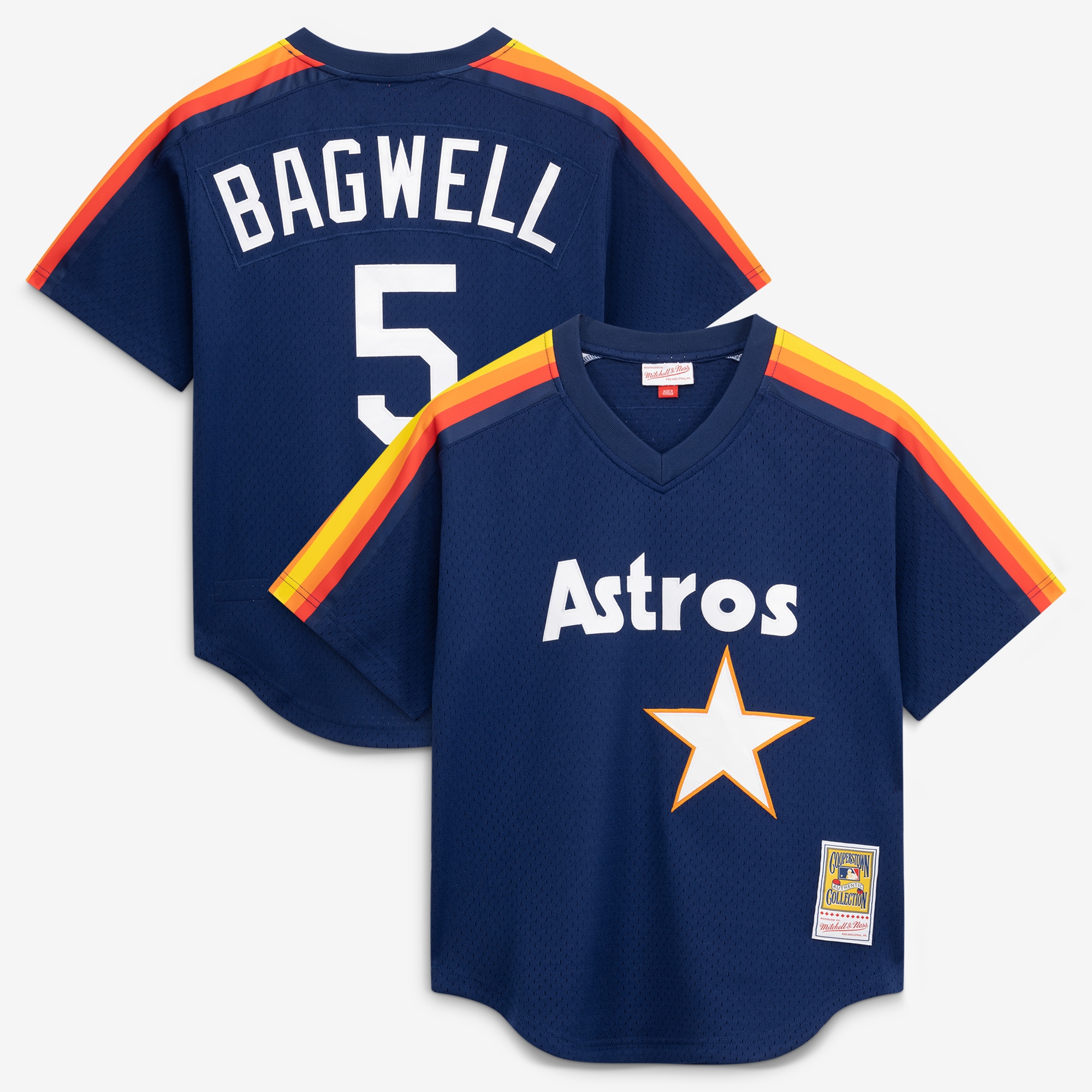 Jeff Bagwell Houston Astros Batting Practice Jersey - Navy
