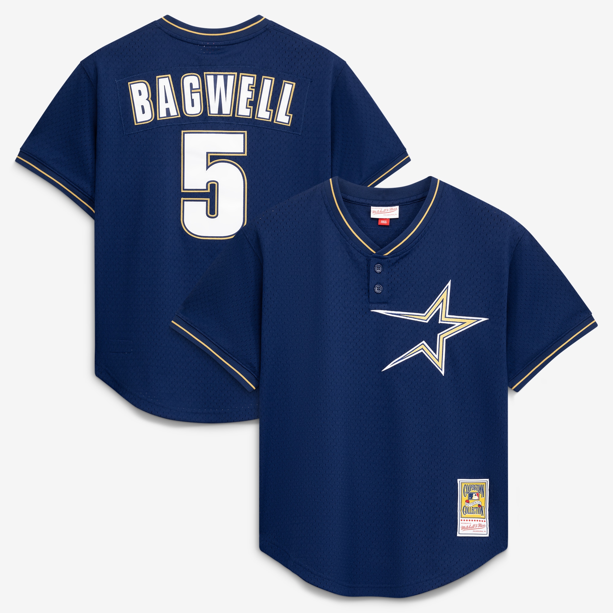 Jeff Bagwell Houston Astros Batting Practice Jersey - Navy