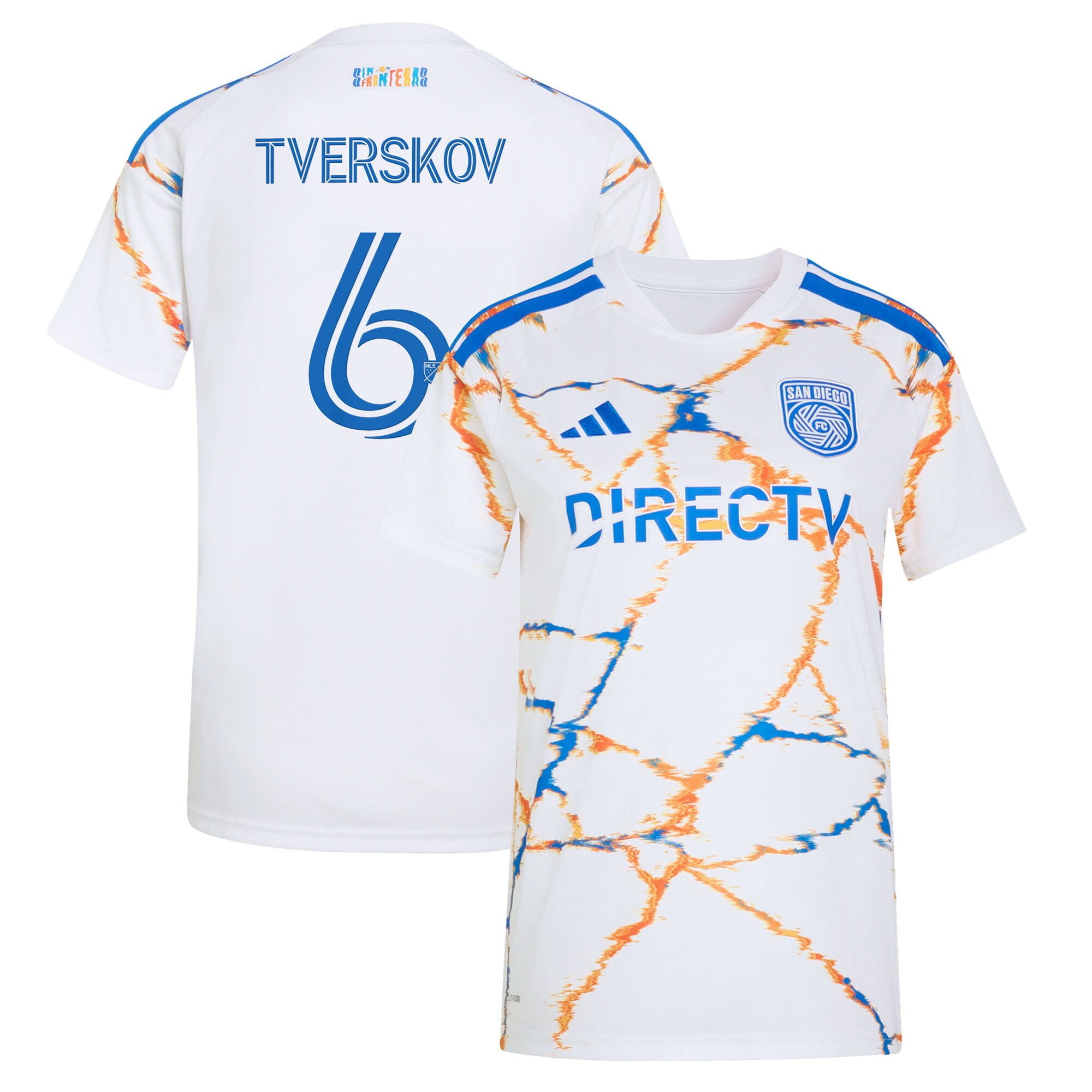 Jeppe Tverskov San Diego FC Women's 2026 Celebration of Unprecedented Unity Kit Jersey - White