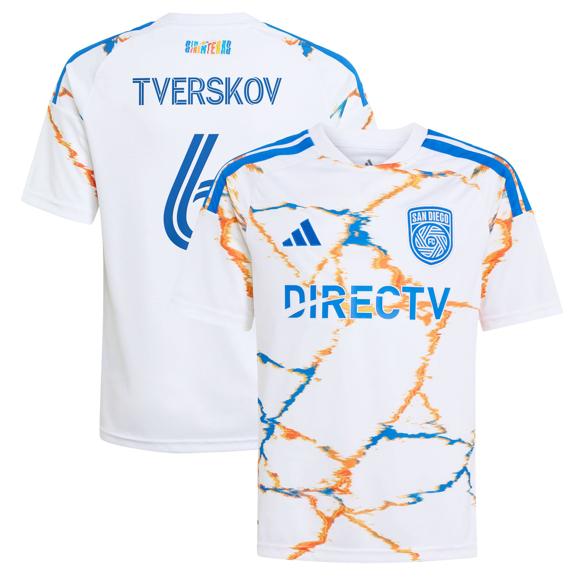 Jeppe Tverskov San Diego FC Youth 2026 Unprecedented Unity Kit Jersey - White