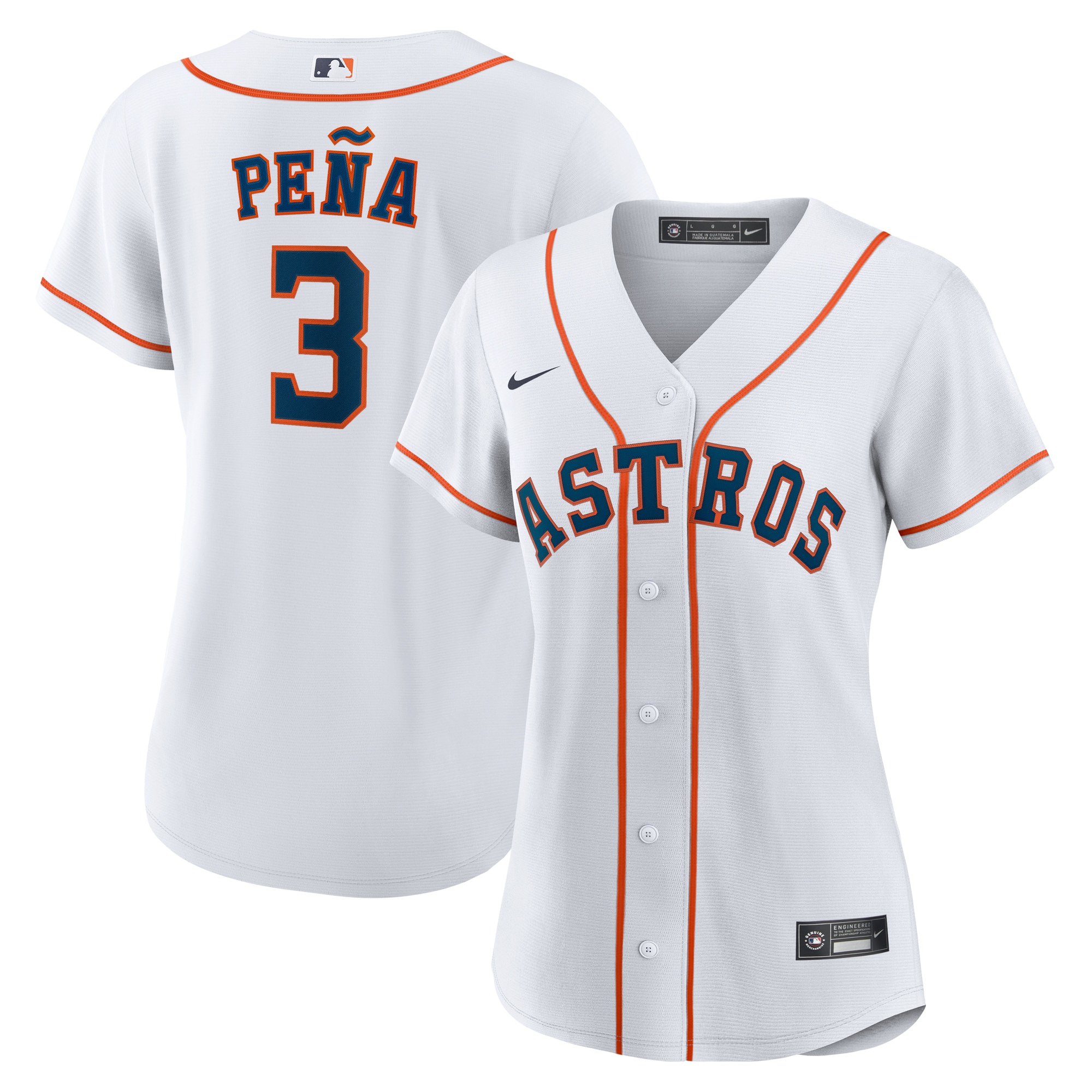 Jeremy Peña Houston Astros Women's Home Jersey - White