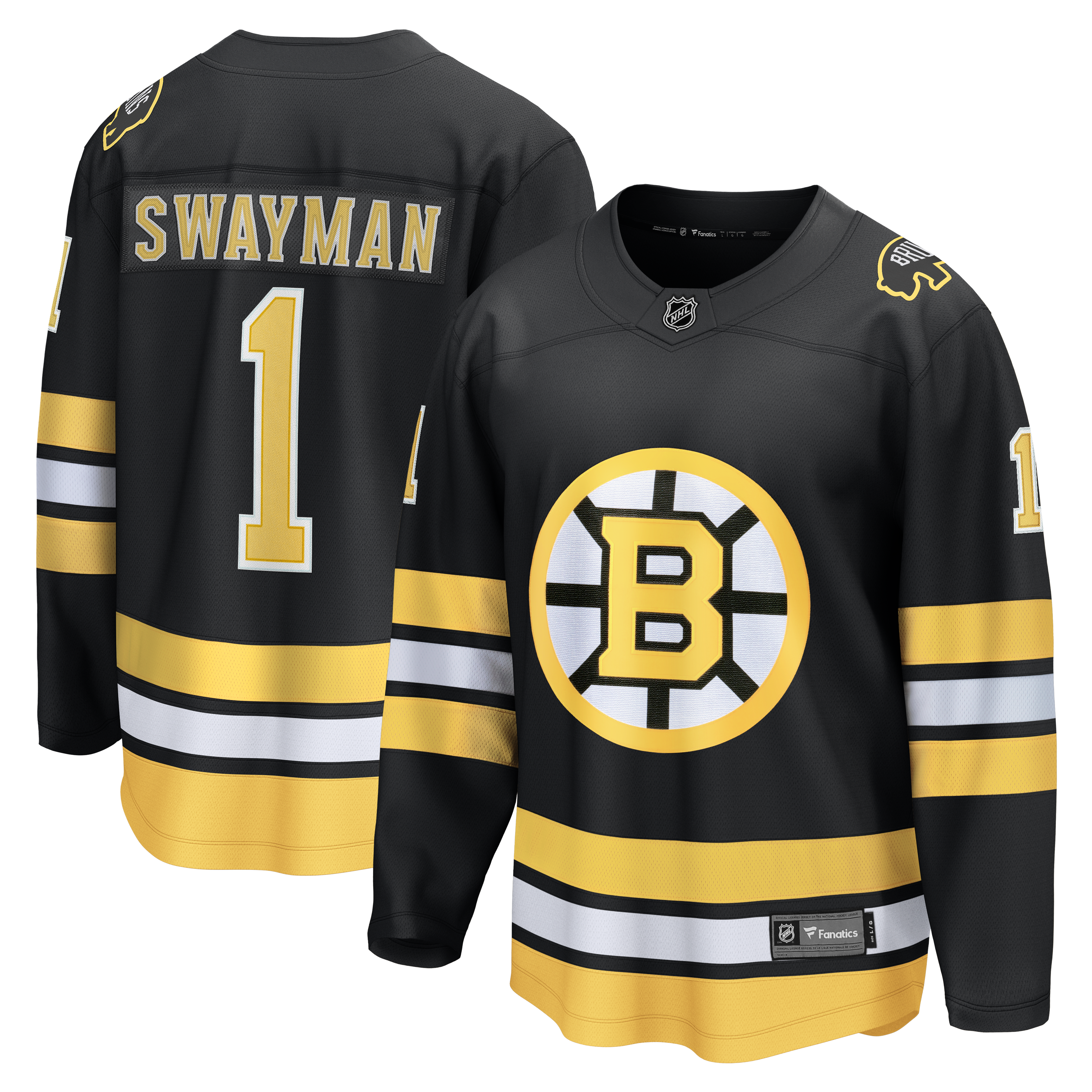 Jeremy Swayman Boston Bruins Fanatics Home Breakaway Jersey - Black