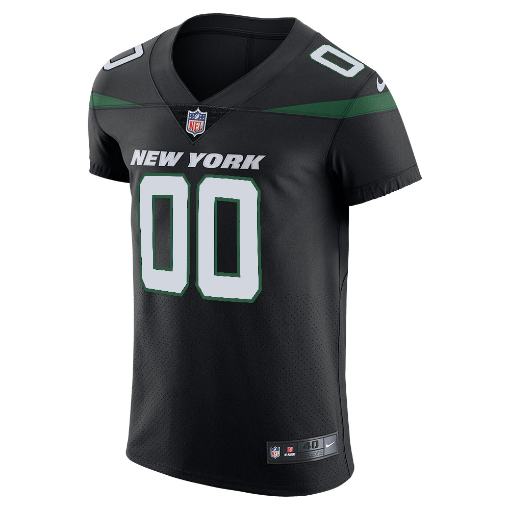 Alternative view of Jets Black Alternate Custom Jersey - Nike - Personalized NFL