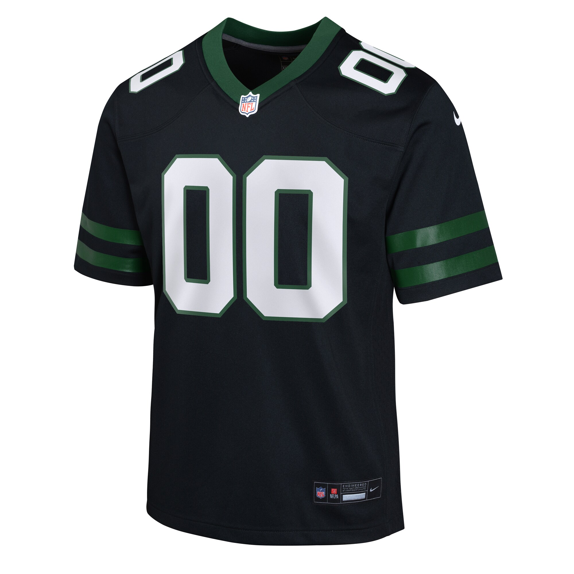 Alternative view of Jets Black Custom Jersey nike - Nike Jets Black Custom Jersey