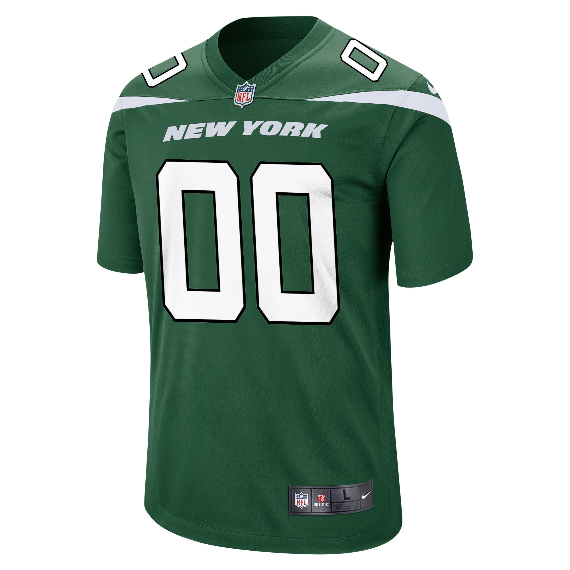 Alternative view of Jets Gotham Green Custom Jersey - Nike - Personalized NFL Style
