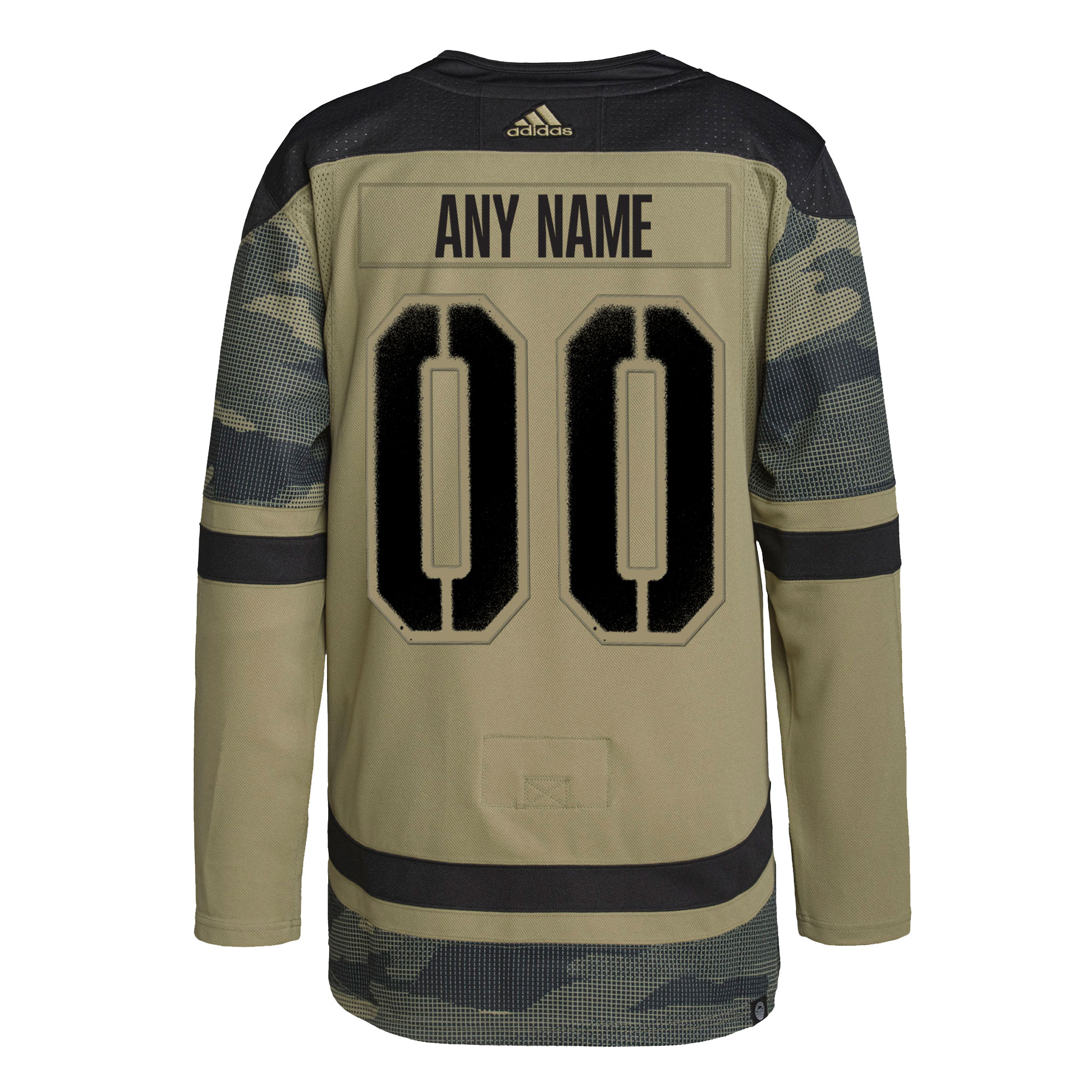 Alternative view of Jets Salute to Service Jersey - Adidas - Olive Camo