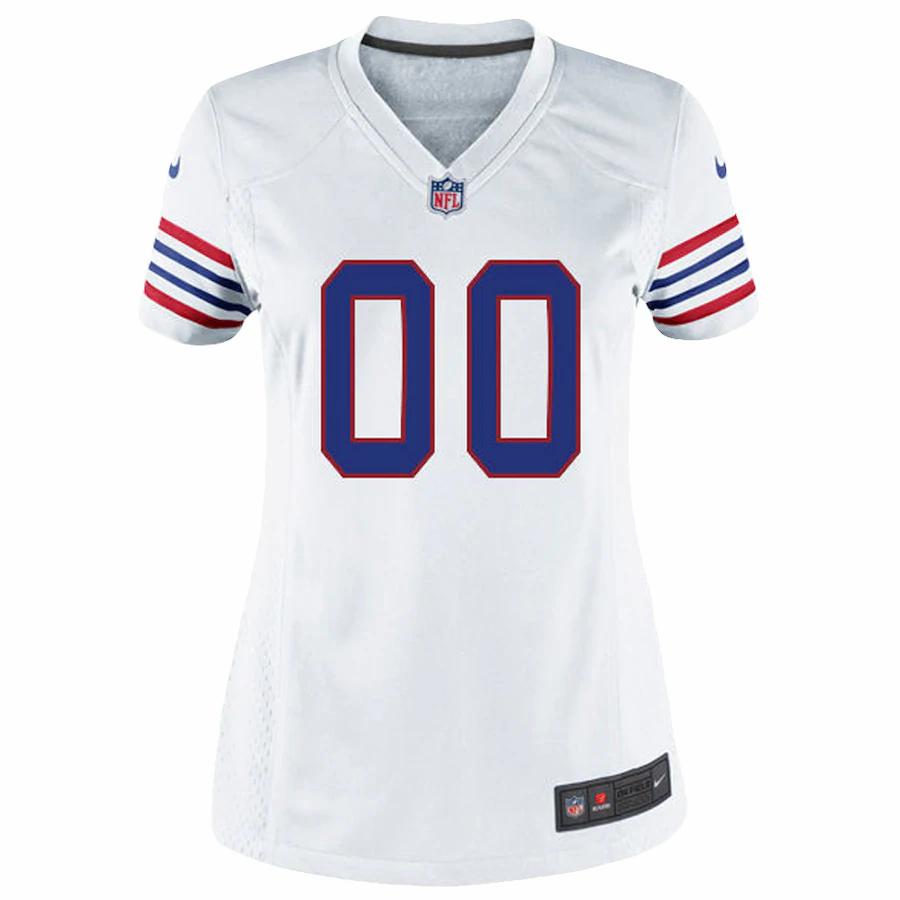 Alternative view of Jets White Custom Jersey - Nike - Women’s NFL