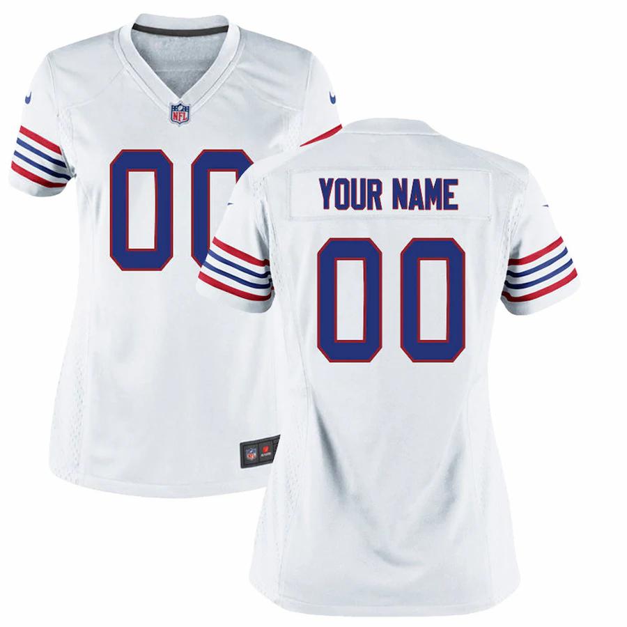 Jets White Custom Jersey - Nike - Women’s NFL