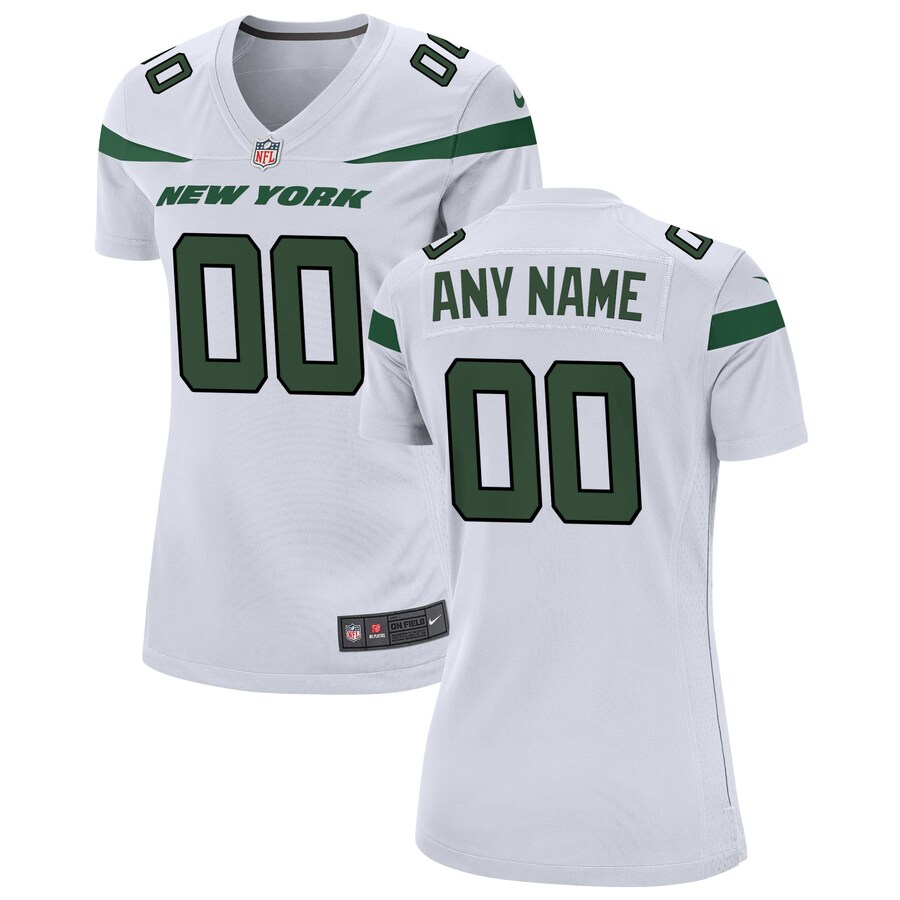 Jets White Women’s Custom Jersey - Nike - Personalize It!