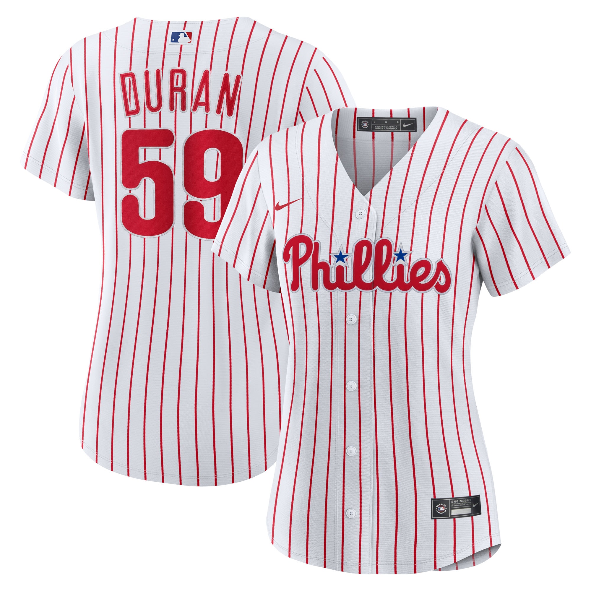 Jhoan Duran Philadelphia Phillies Women's Home Jersey - White