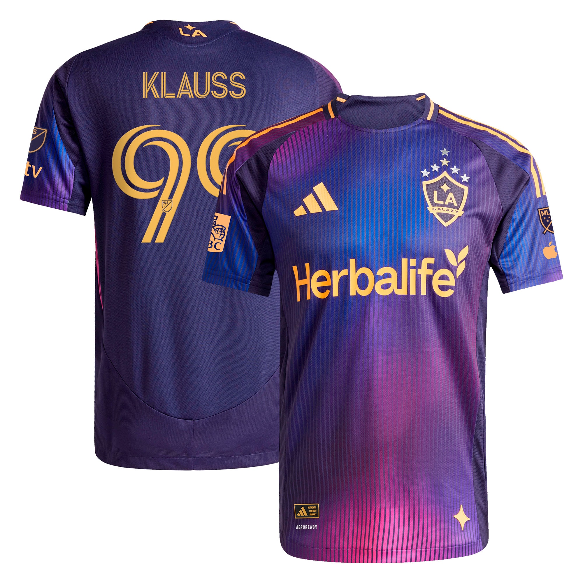 João Klauss LA Galaxy 2025 RIZON On-Field Jersey – Navy