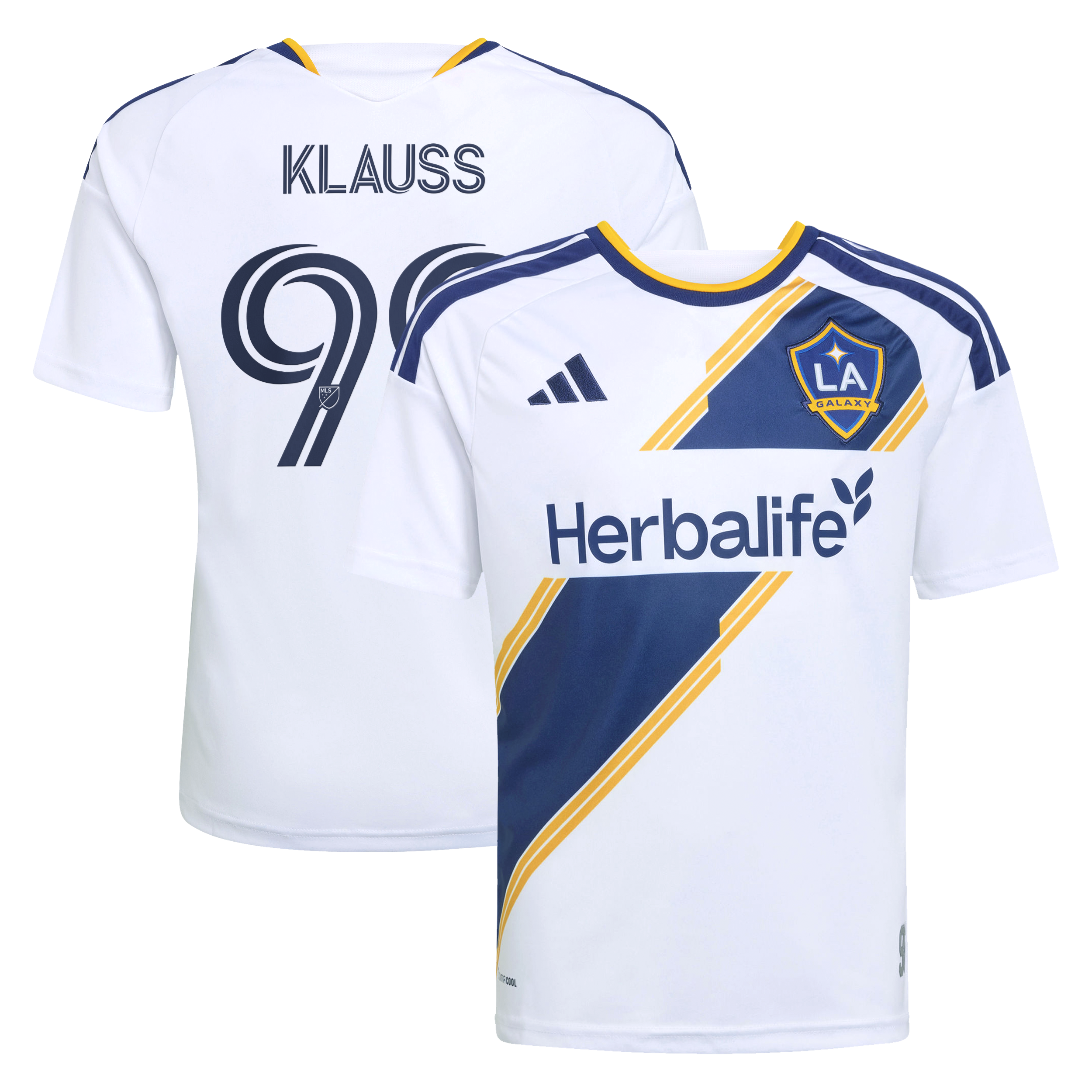 João Klauss LA Galaxy Youth 2026 The VeloCITY Kit Jersey - White