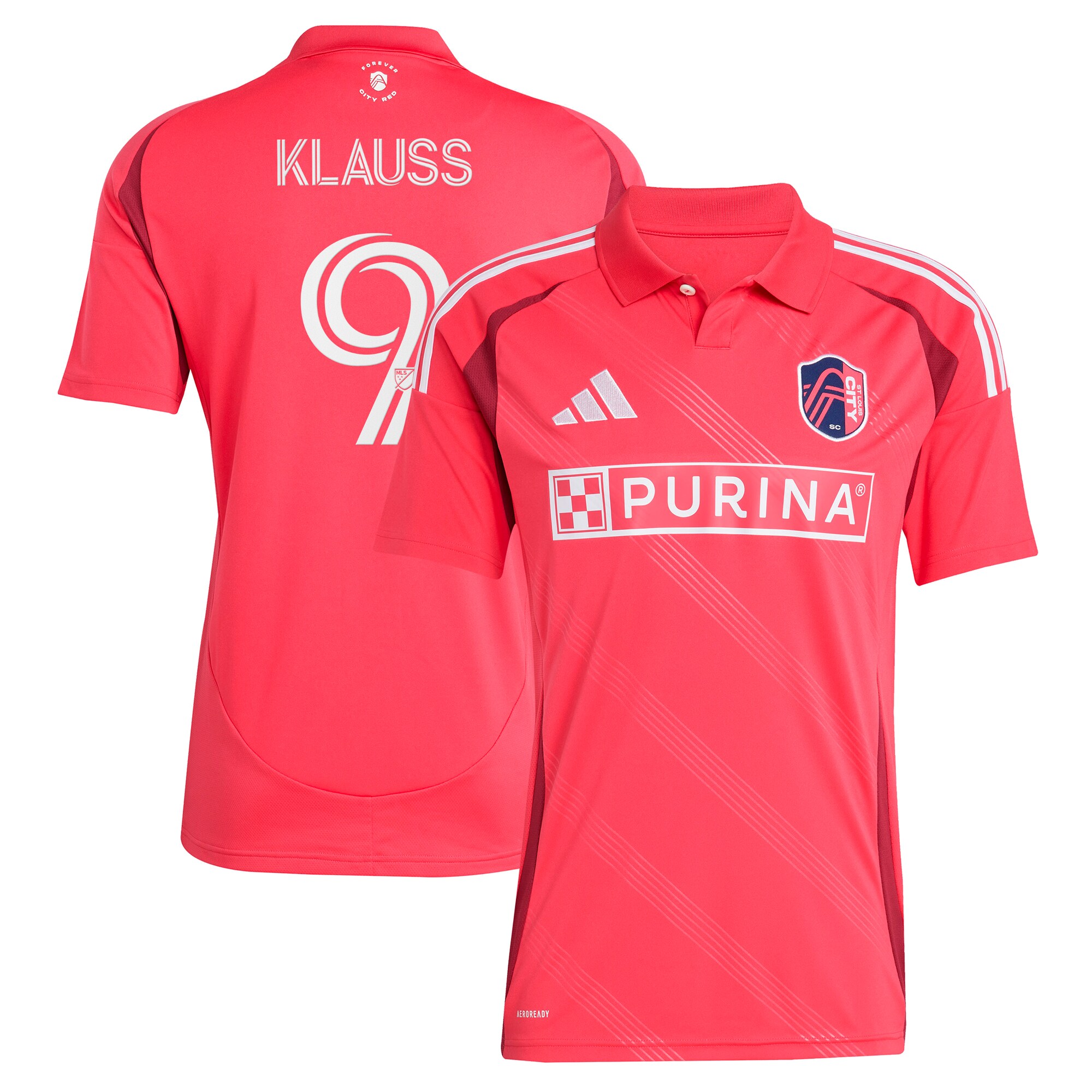 João Klauss St. Louis City SC 2025 Forever CITY Red Player Jersey - Red