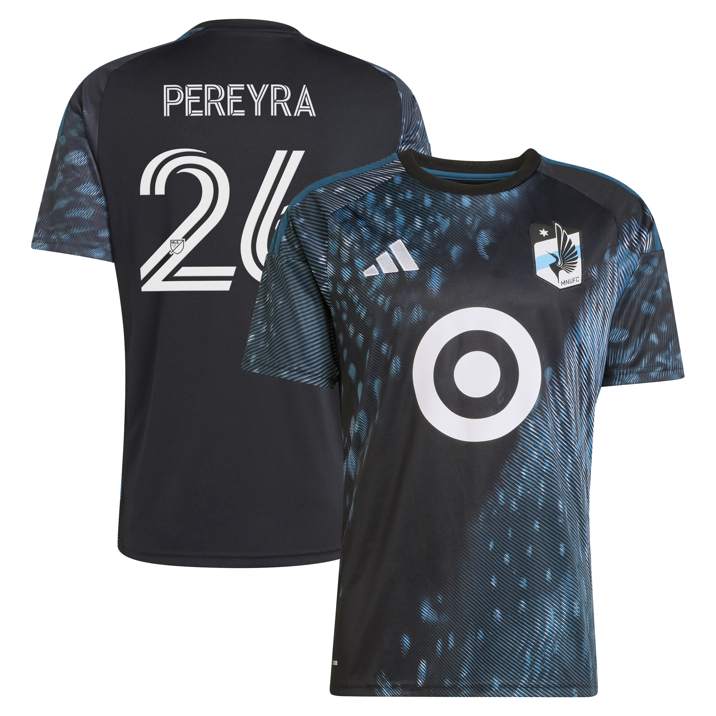 Joaquín Pereyra Minnesota United FC 2026 The Decade Kit Jersey - Black