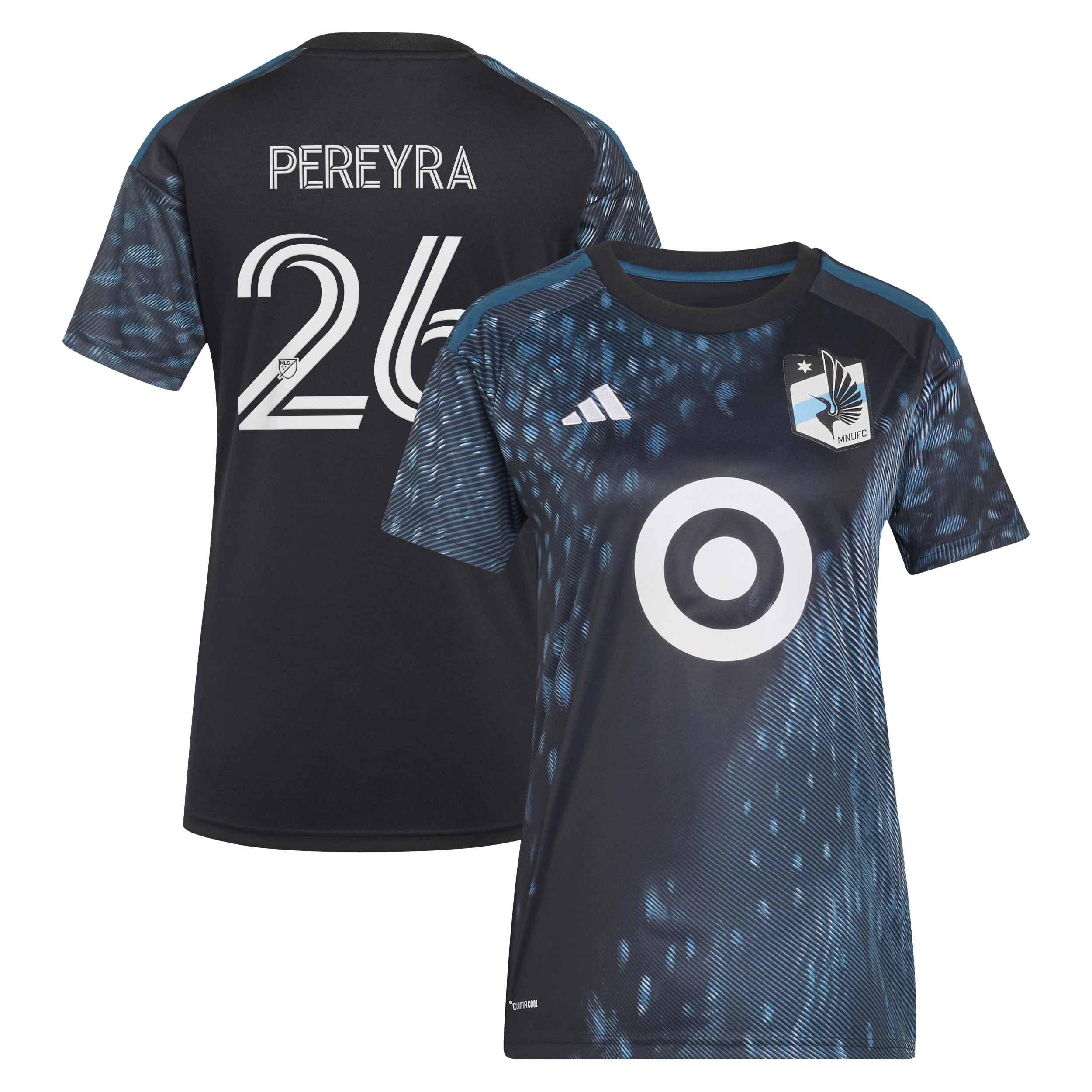Joaquín Pereyra Minnesota United FC Women's 2026 The Decade Kit Jersey - Black