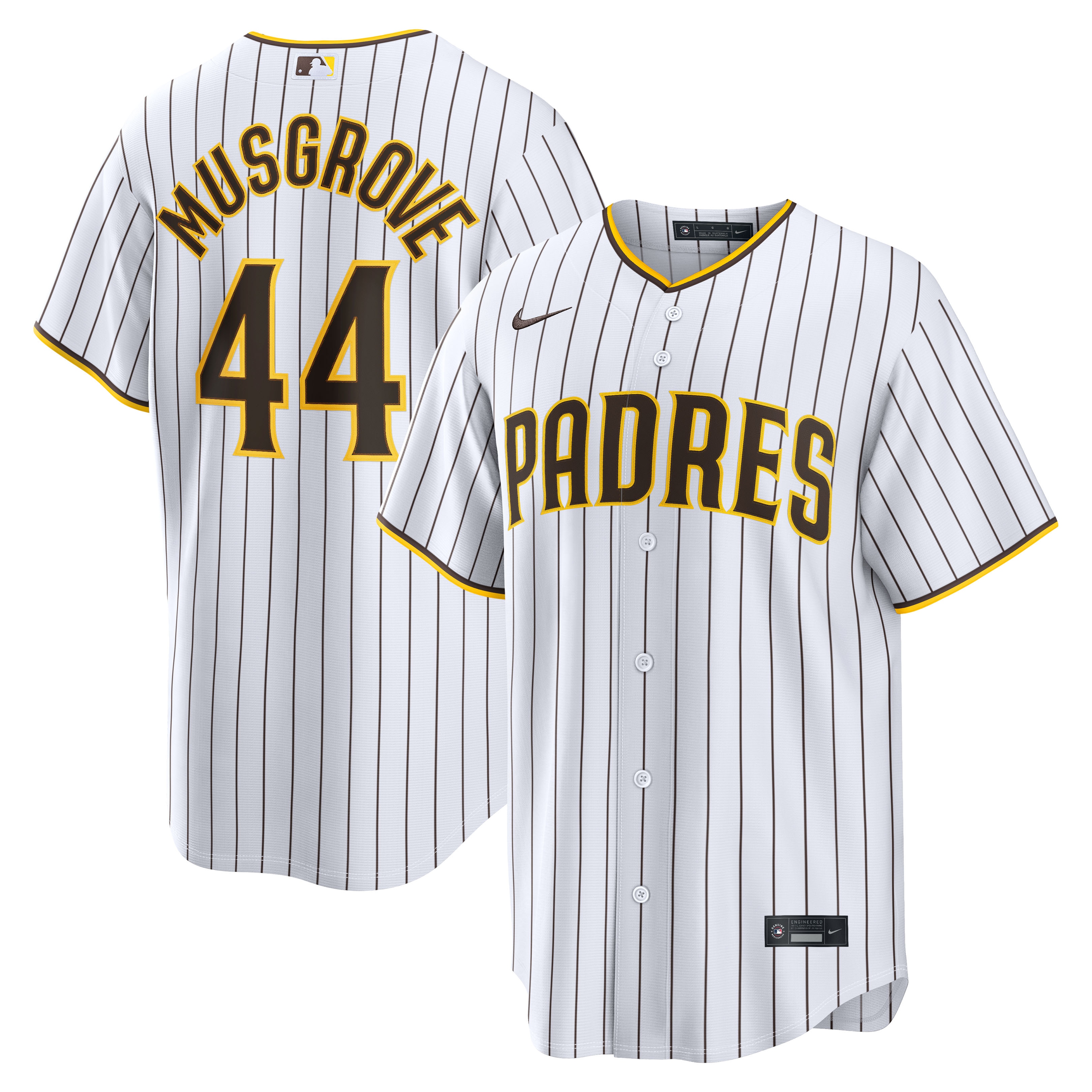 Joe Musgrove San Diego Padres Home Jersey - White