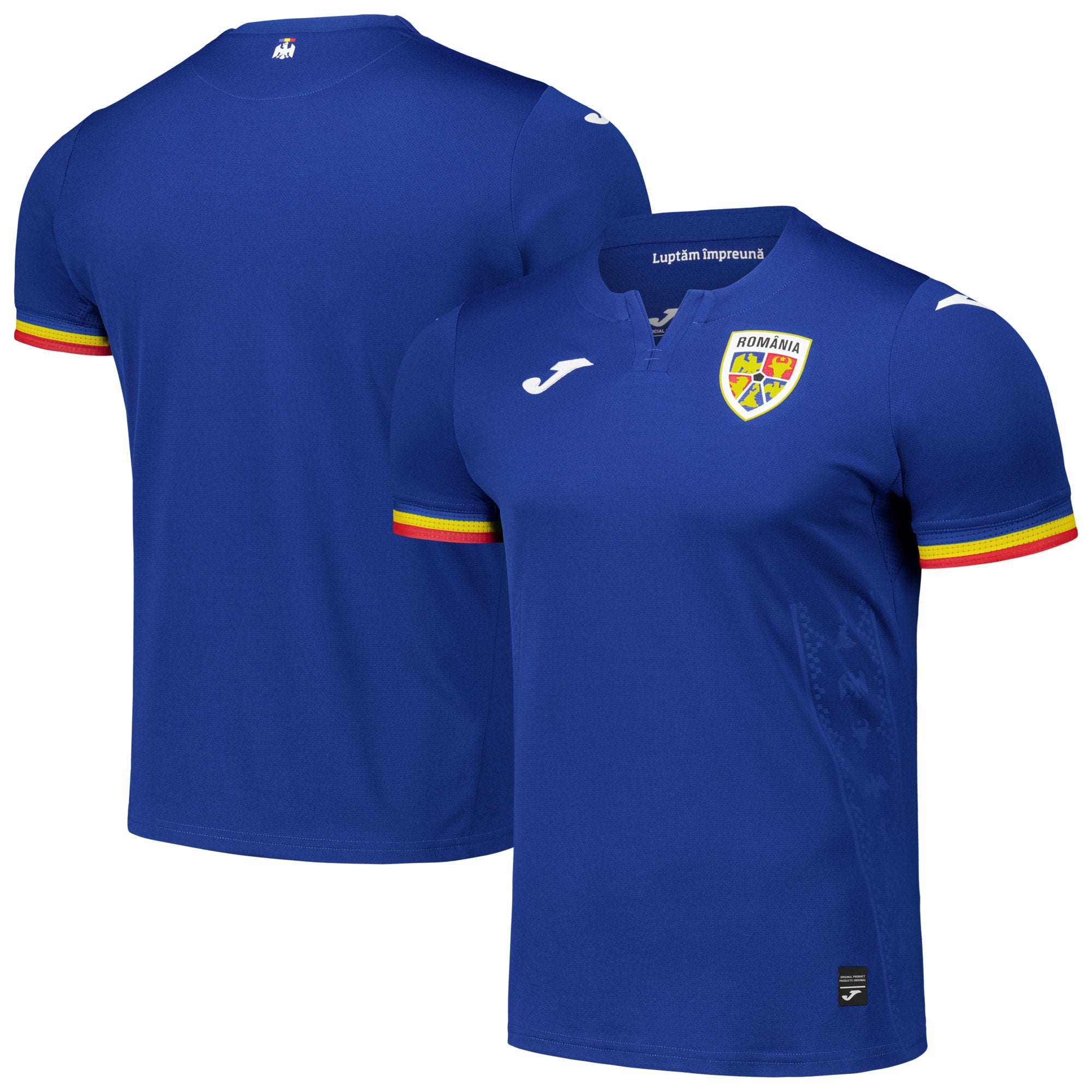 Joma Romania Home Jersey - Royal Blue Soccer Kit