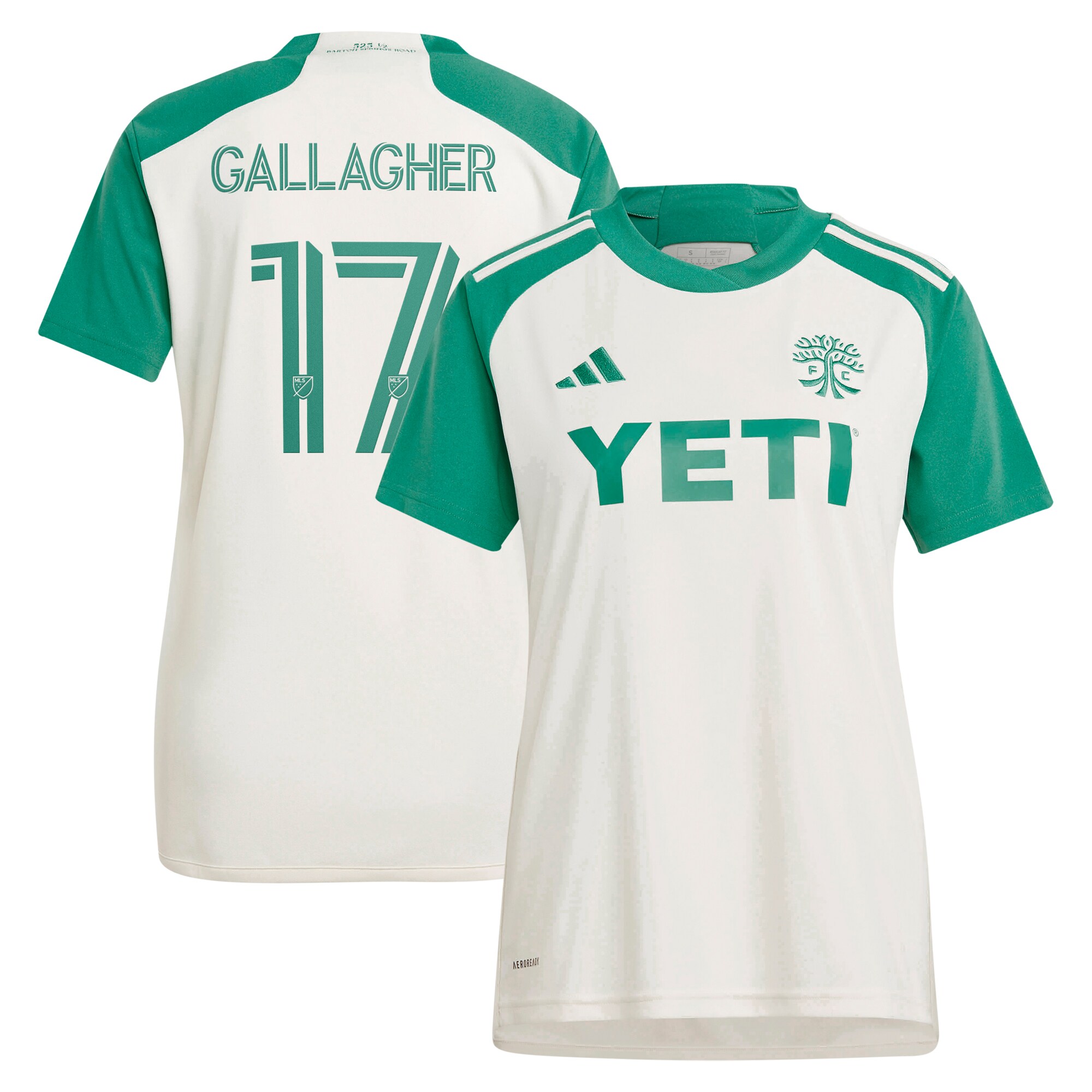 Jon Gallagher Austin FC Women's 2024 The Armadillo Kit Player Jersey – Tan