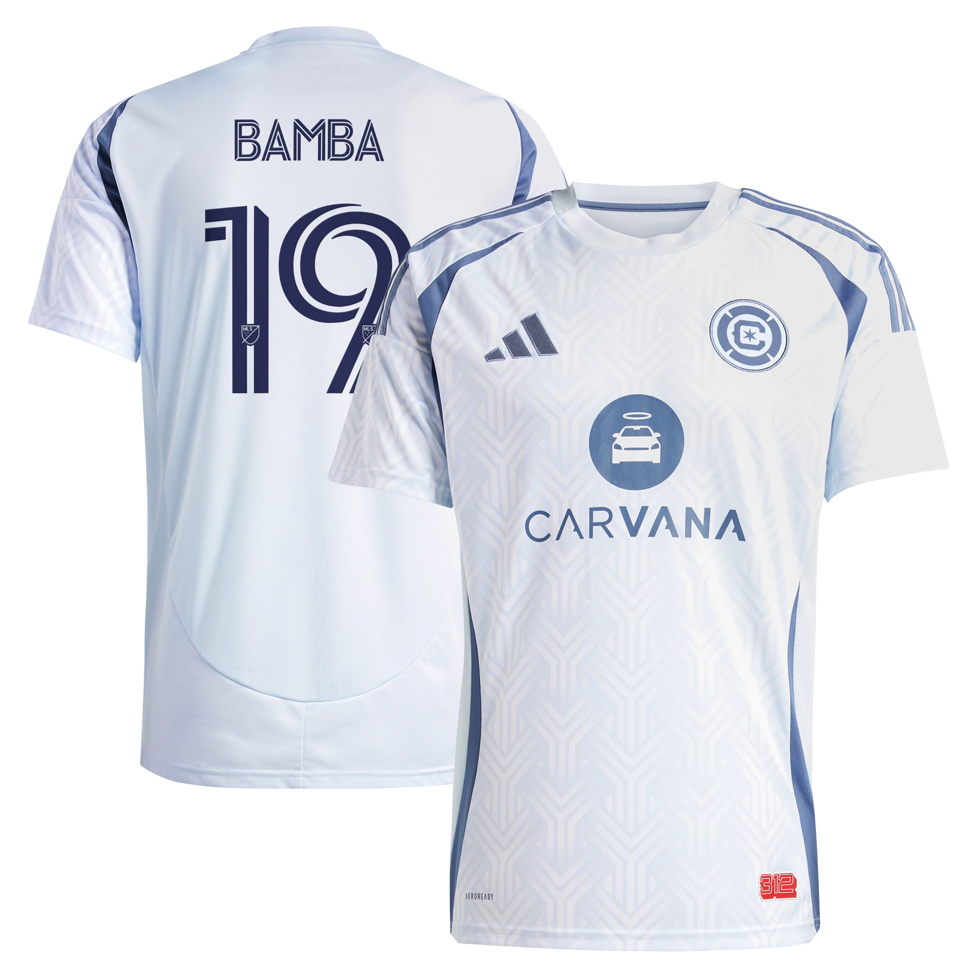Jonathan Bamba Chicago Fire 2025 The Municipal Kit Player Jersey - Light Blue