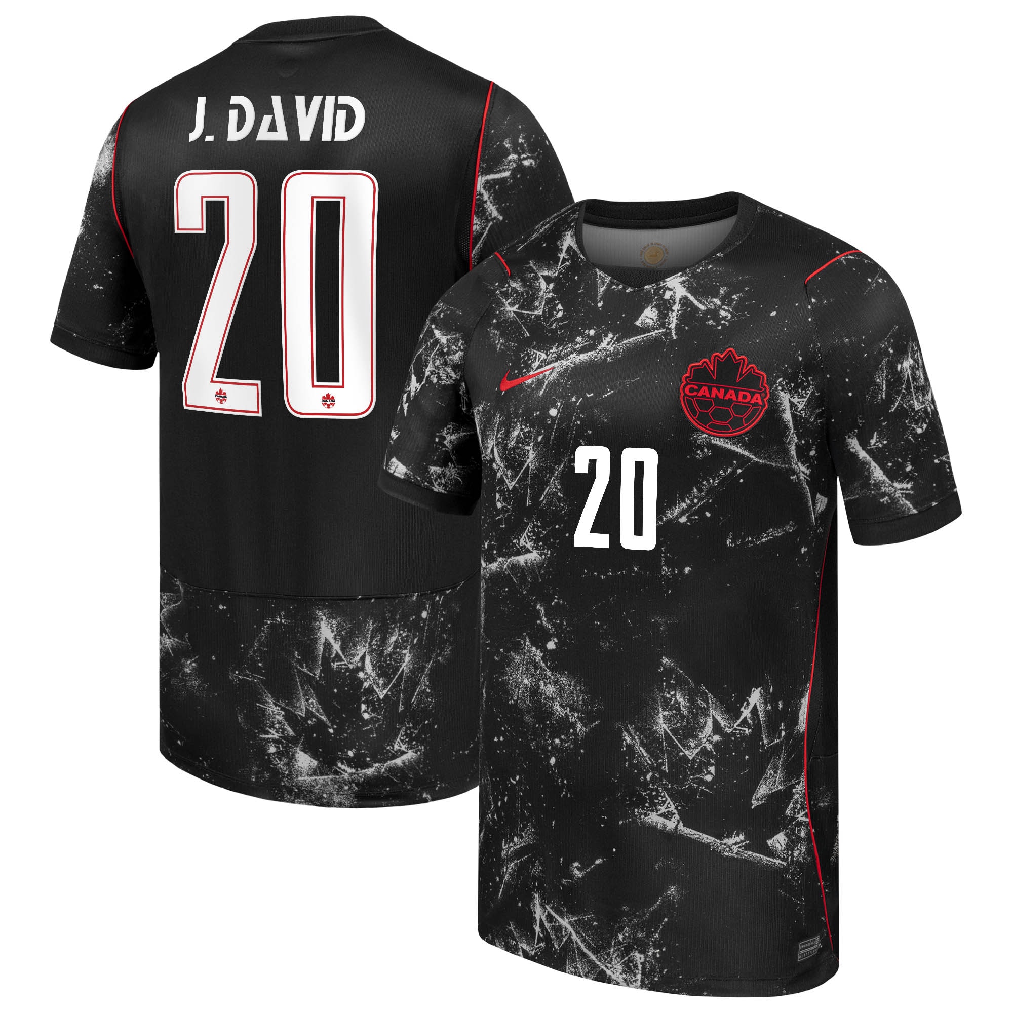 Jonathan David Canada Soccer 2026 Away Stadium Jersey