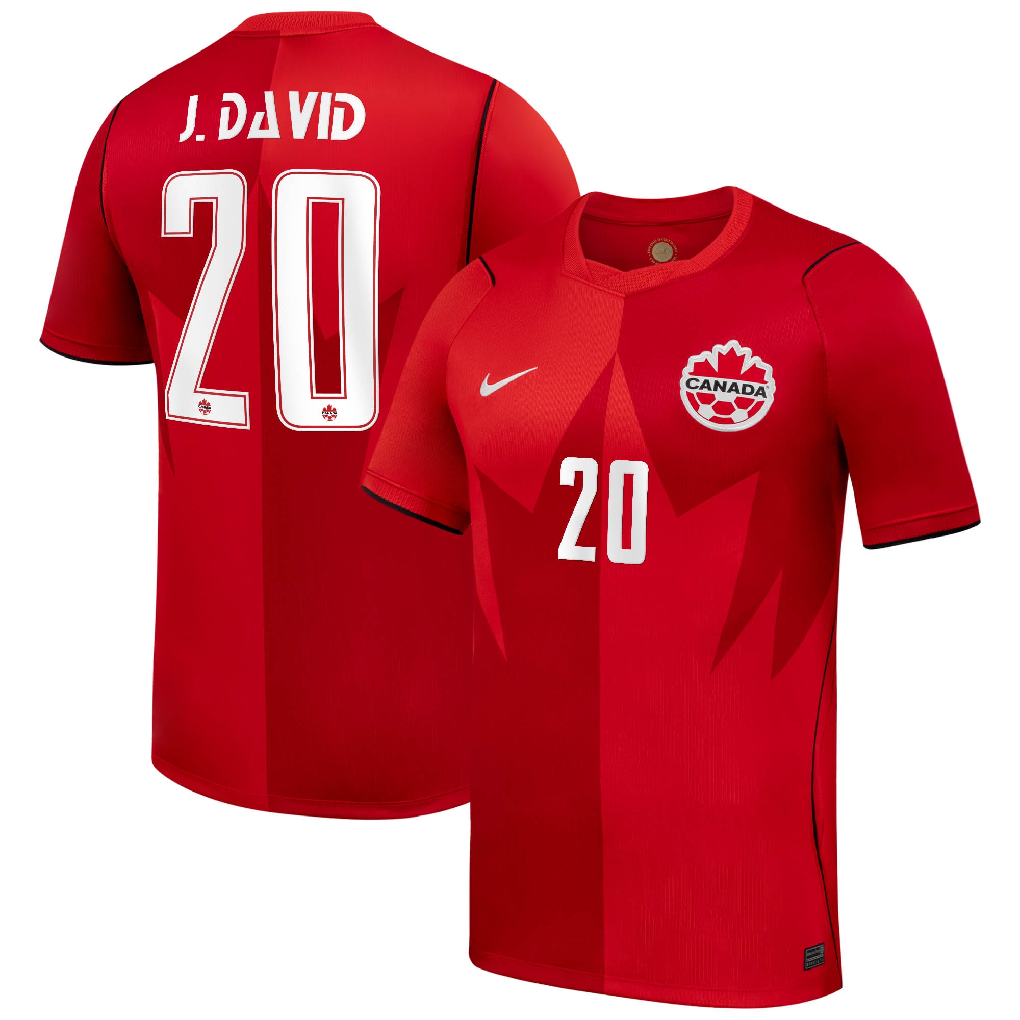 Jonathan David Canada Soccer 2026 Home Stadium Jersey