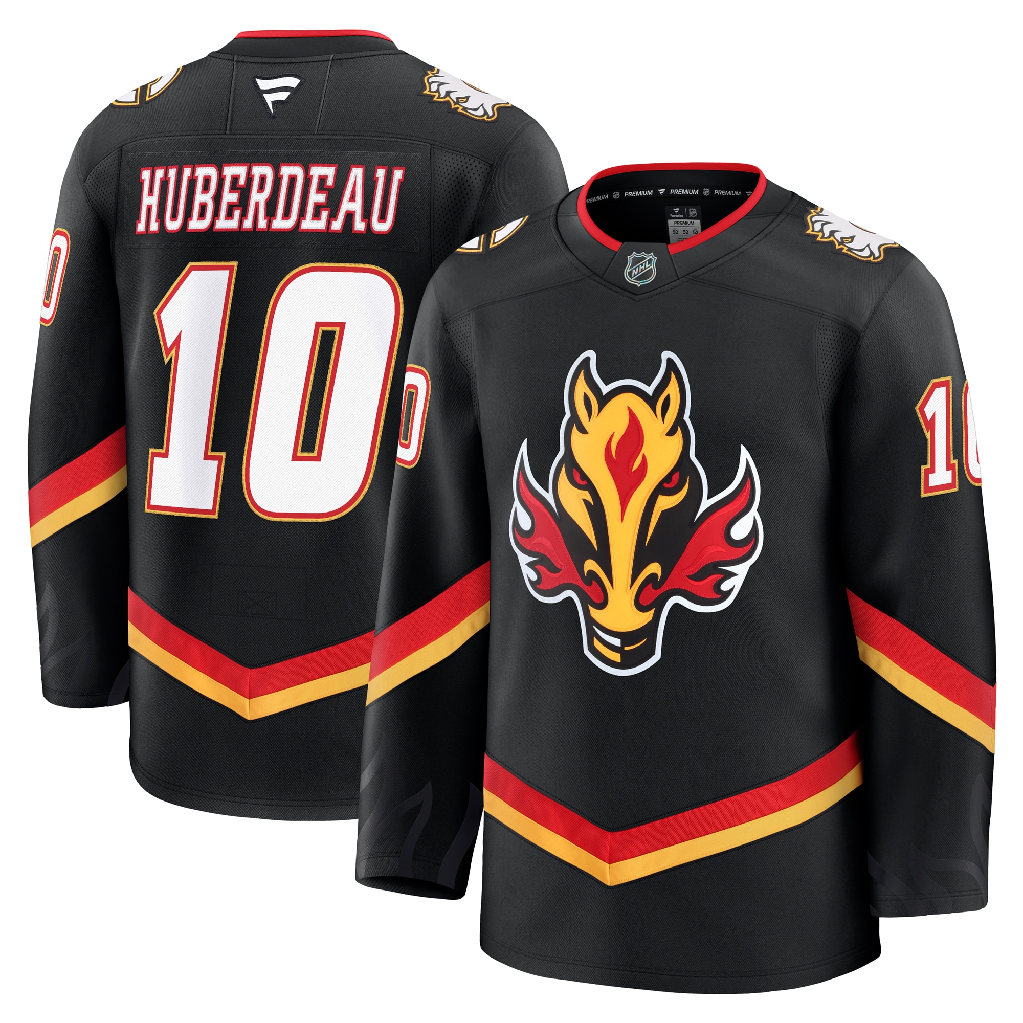 Jonathan Huberdeau Calgary Flames Fanatics Alternate Premium Jersey