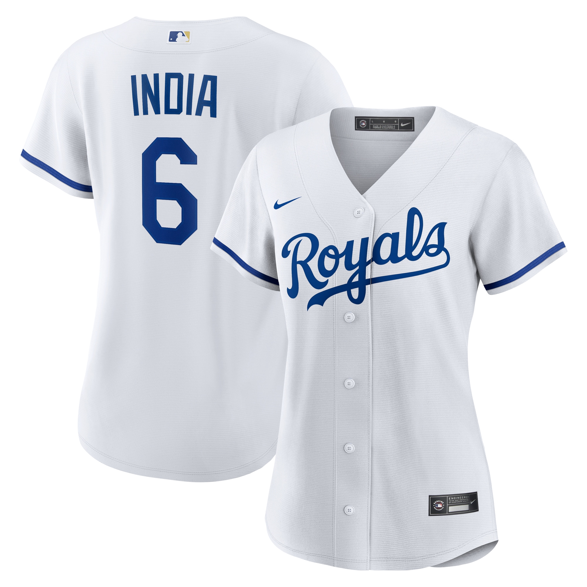 Jonathan India Kansas City Royals Women's Home Jersey - White