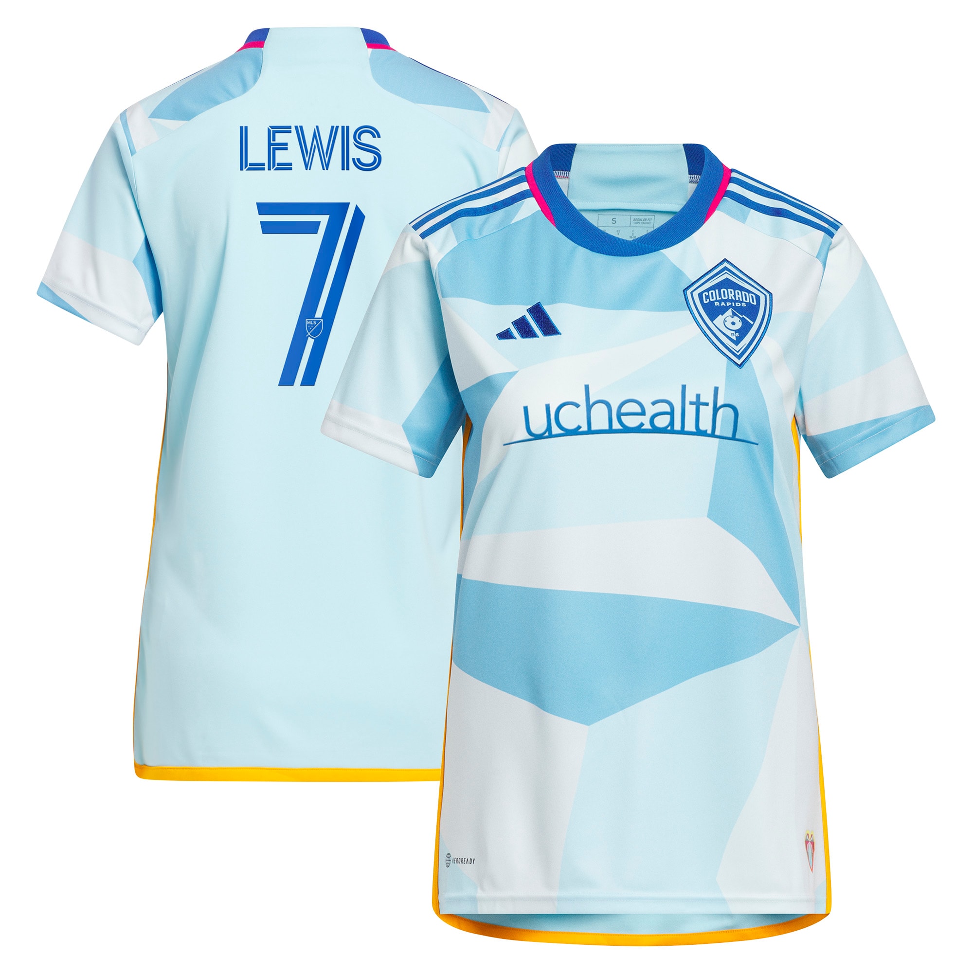 Jonathan Lewis Colorado Rapids Women's 2023 New Day Kit Jersey - Light Blue
