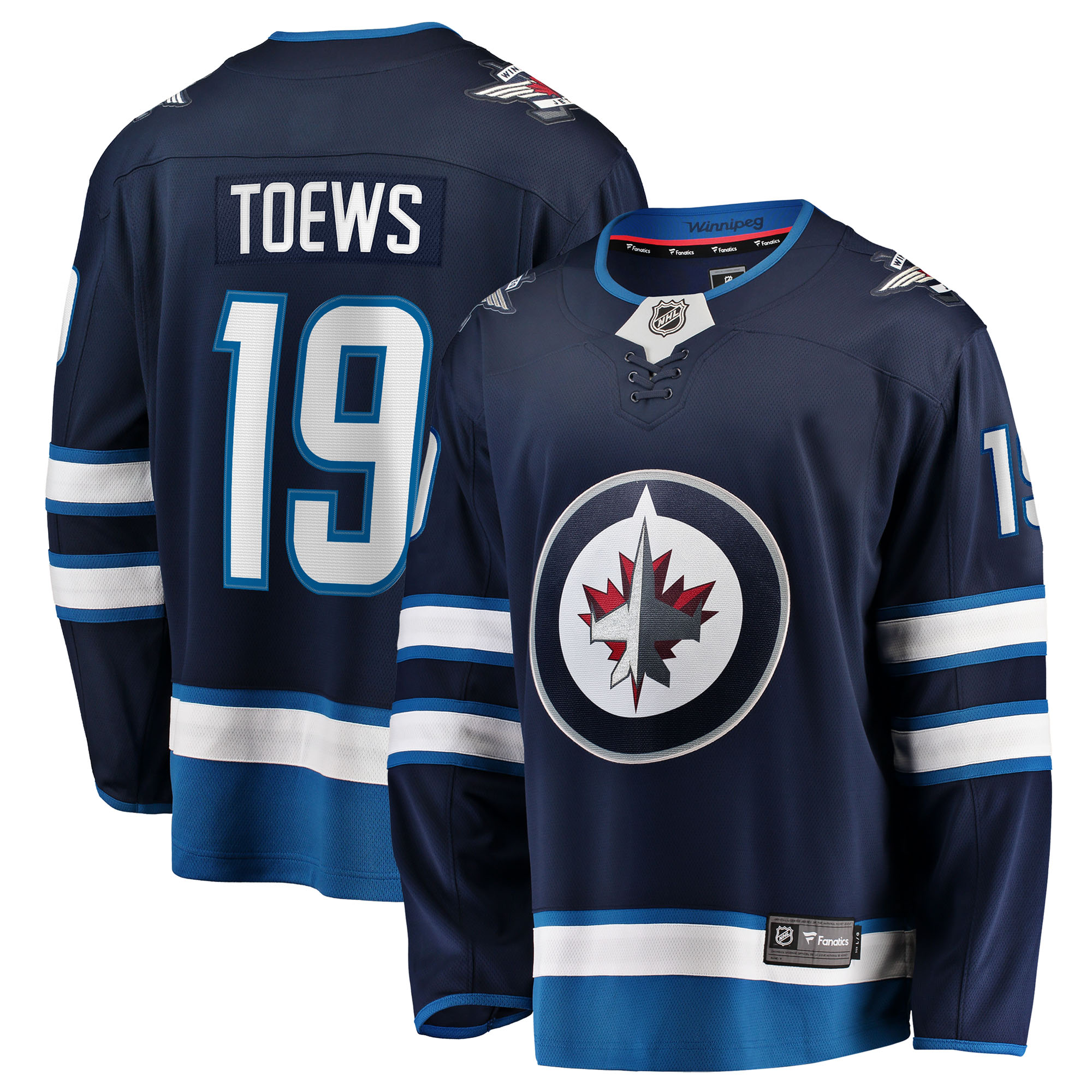 Jonathan Toews Winnipeg Jets Fanatics Home Breakaway Jersey - Navy