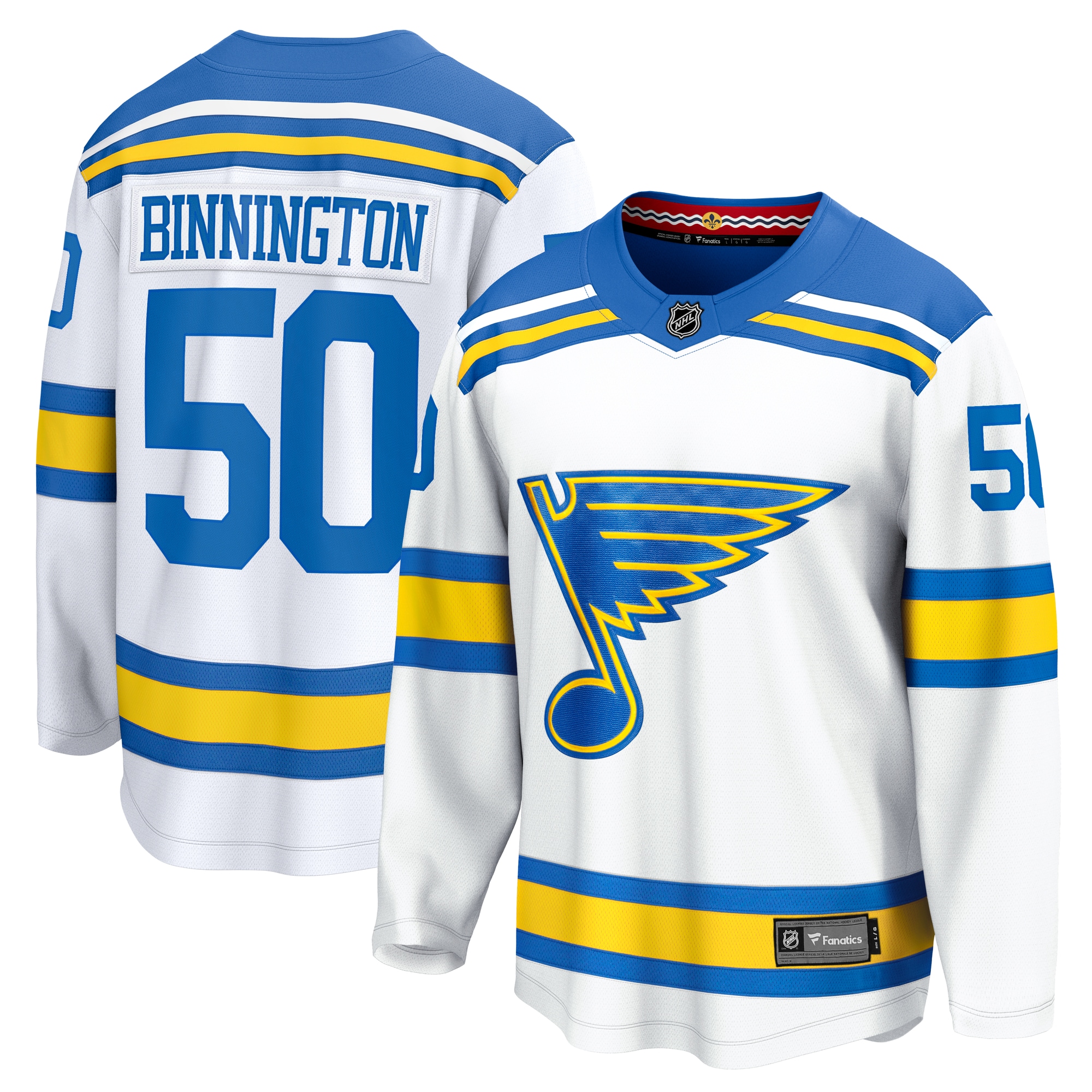Jordan Binnington St. Louis Blues Fanatics Away Breakaway Player Jersey