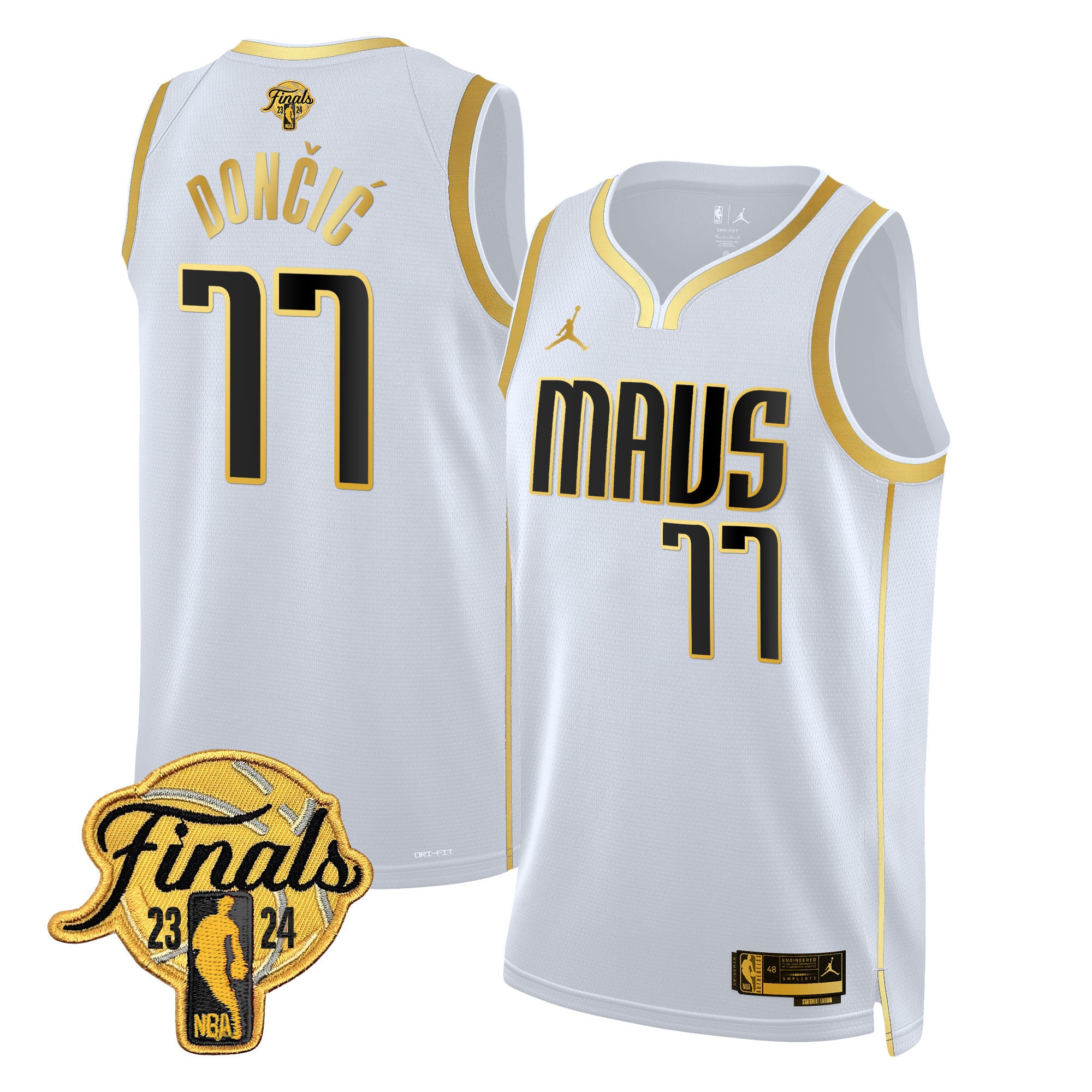 Jordan Doncic Finals Jersey - Jordan Doncic Mavericks Finals Jersey